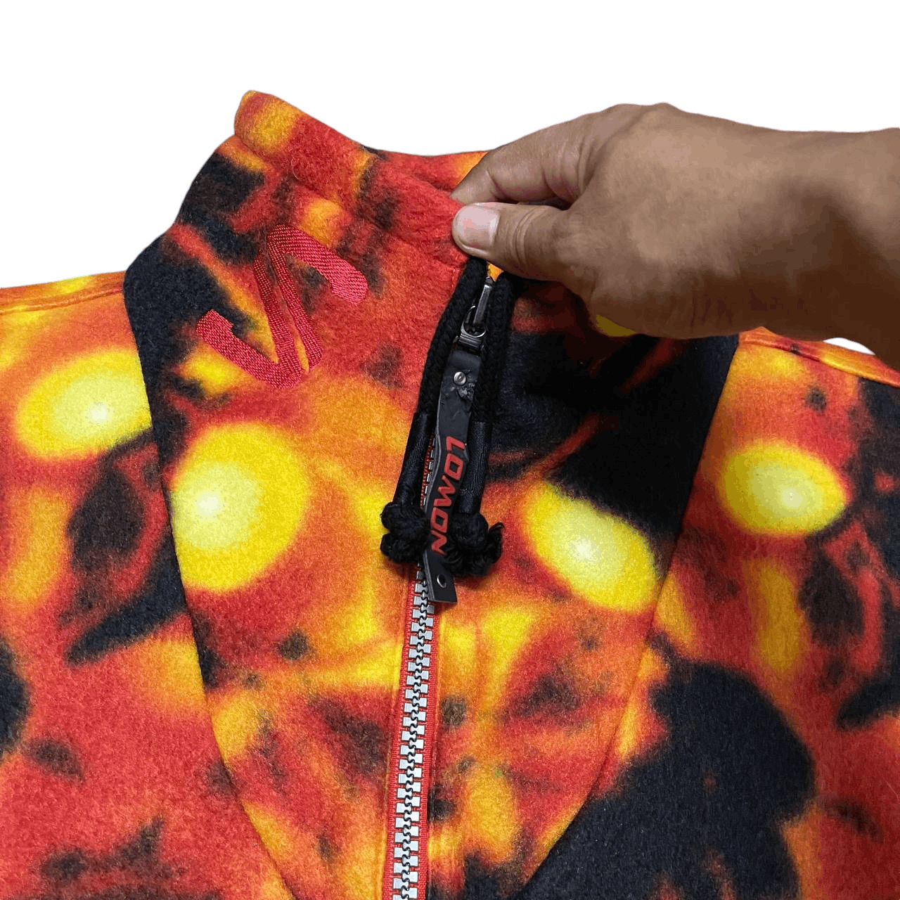Salomon Vtg Salomon Half Zip Drawstring Jacket Overprinting Unisex Size US L / EU 52-54 / 3 - 6 Thumbnail