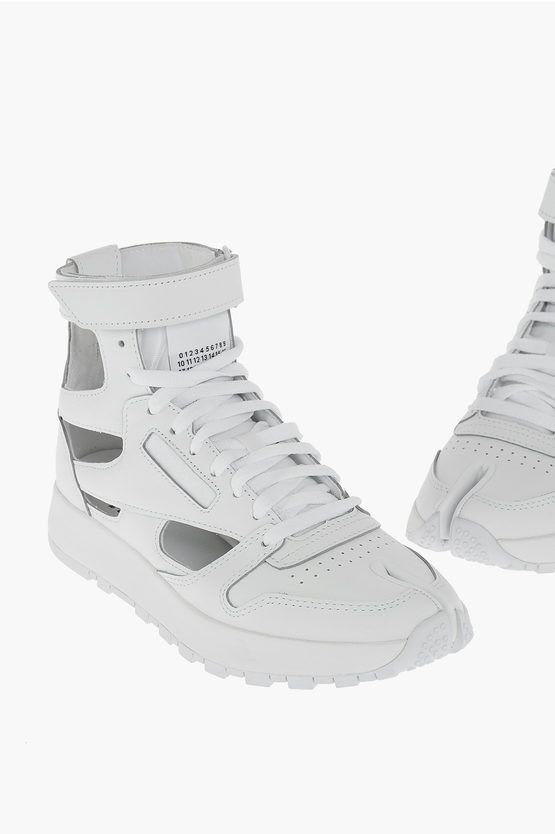 Maison Margiela × Reebok Maison Margiela Reebok Men's Leather Project TABI High Sneakers with Cutout Size US 9.5 / EU 42-43 - 1 Thumbnail