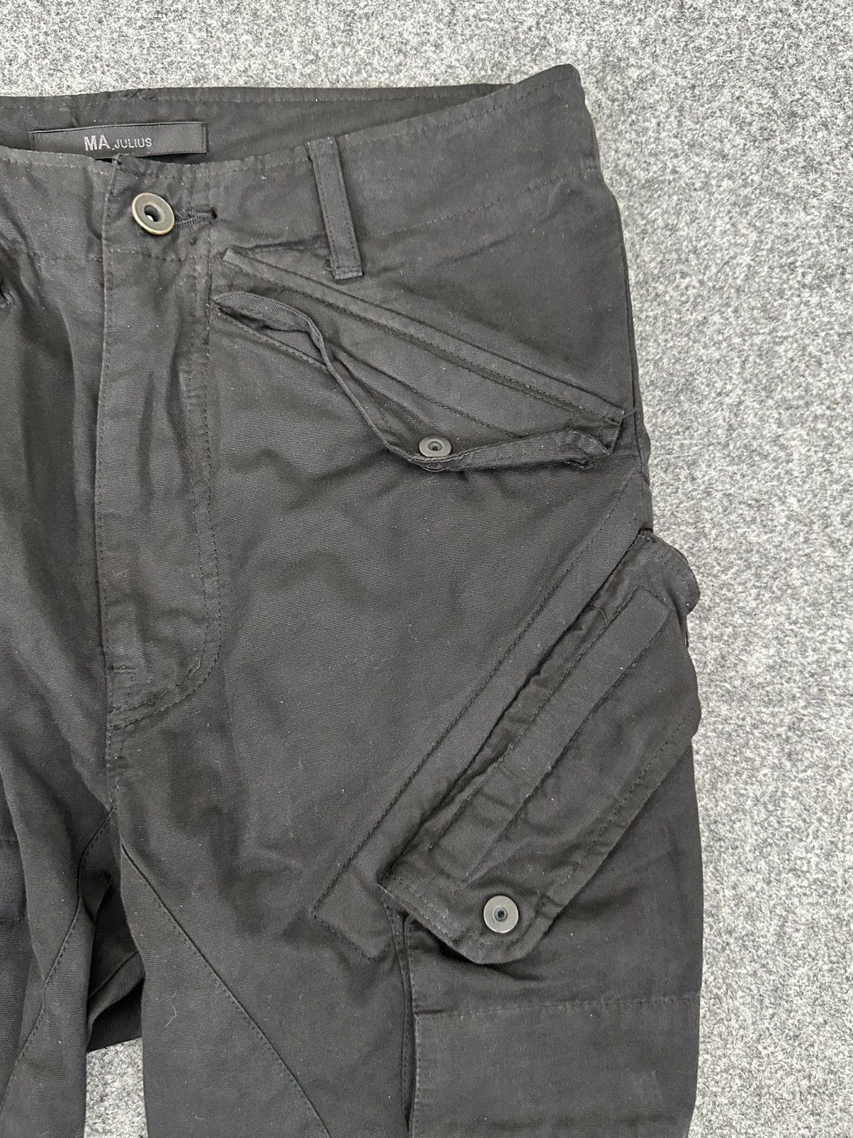 Julius Julius - S/S12 Gas Mask Tactical Cargo Pants - Black Size US 30 / EU 46 - 6 Thumbnail