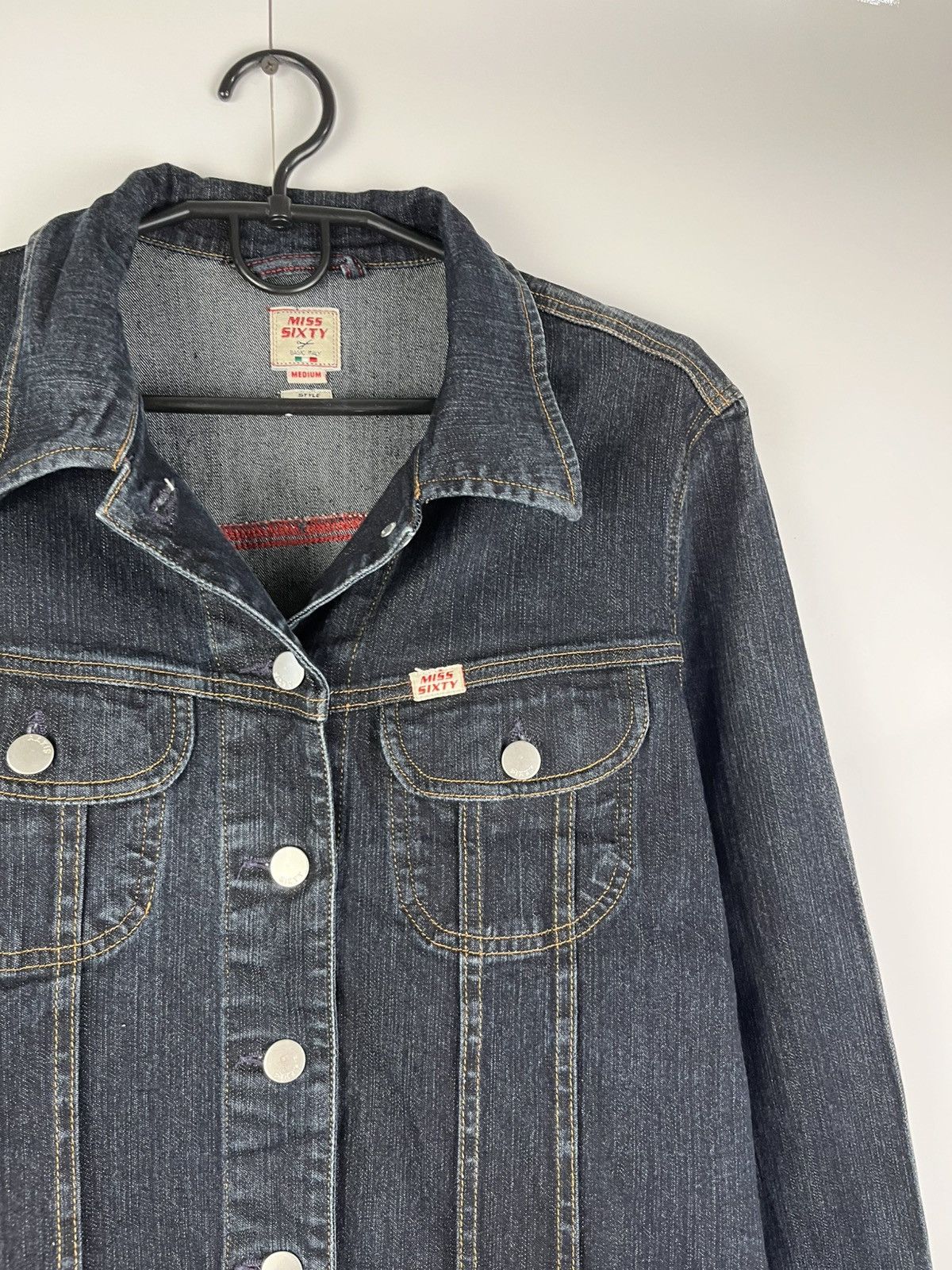 Miss Sixty Miss Sixty Y2K Rare Streetwear Denim Jacket Size M / US 6-8 / IT 42-44 - 3 Thumbnail