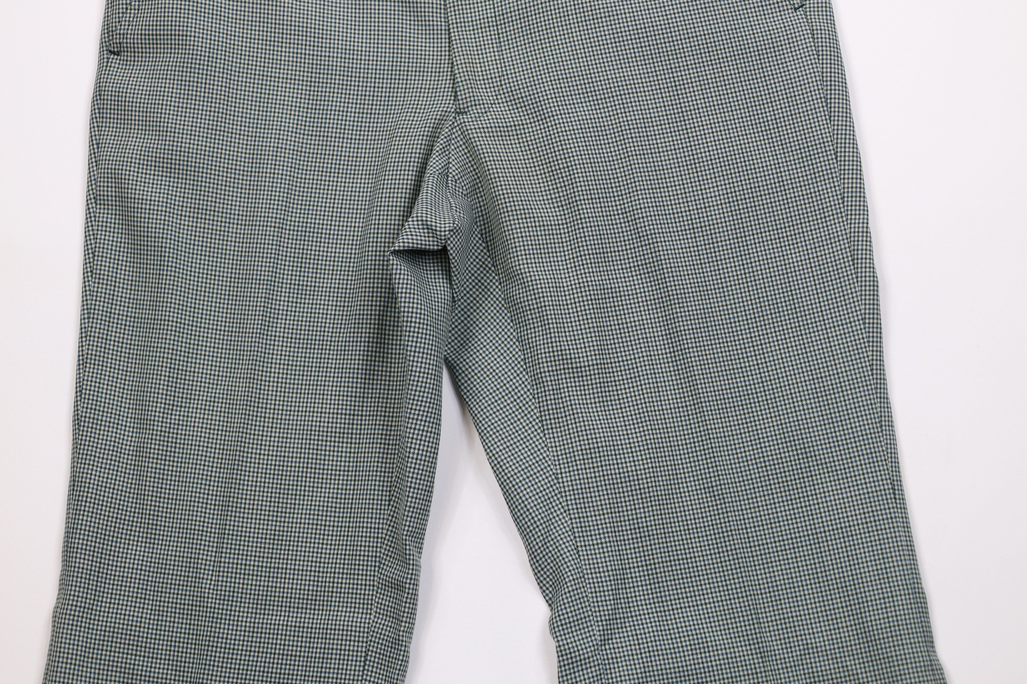 Vintage Vintage 70s Streetwear Flared Wide Leg Chino Pants Plaid USA Size US 32 / EU 48 - 3 Thumbnail