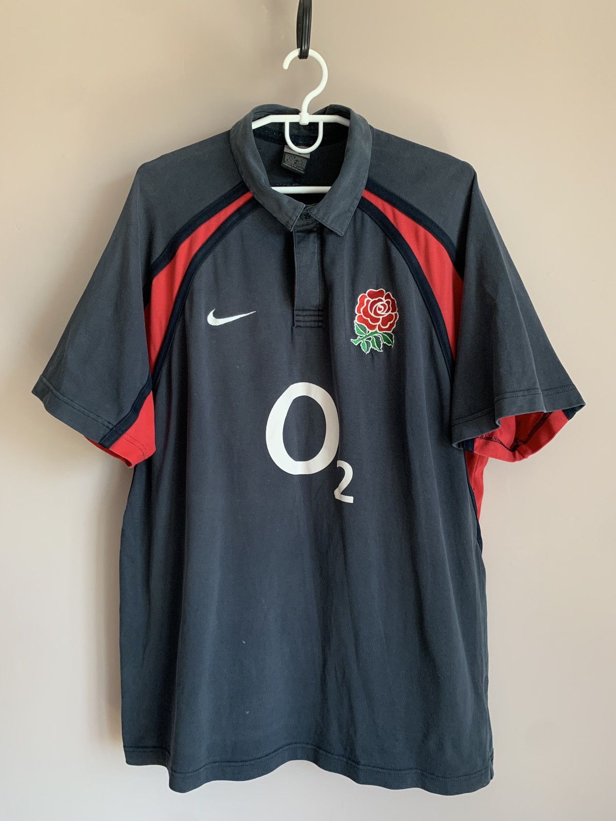 Nike England 2003 Away Rugby Union Shirt Nike Vintage Retro Sz XL Size US XL / EU 56 / 4 - 1 Thumbnail