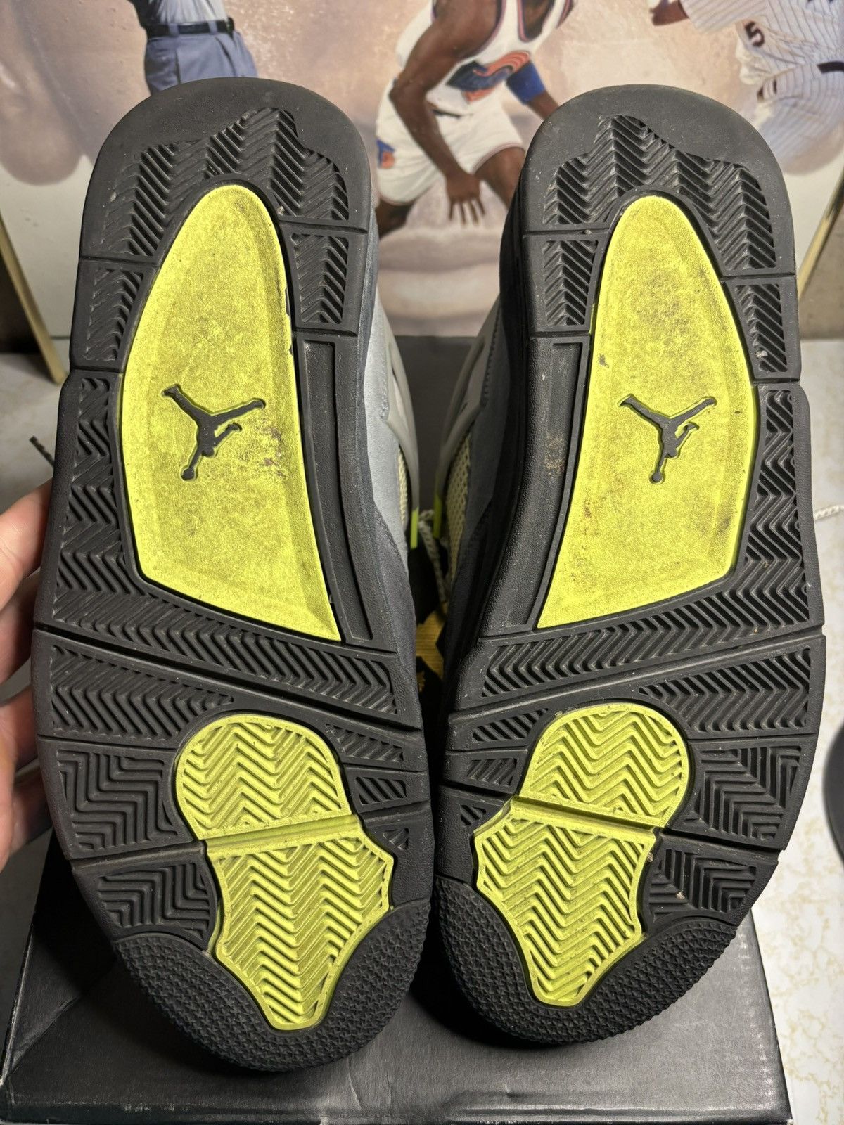 Jordan Brand Jordan Retro 4 ‘neon’ Size US 12 / EU 45 - 5 Thumbnail