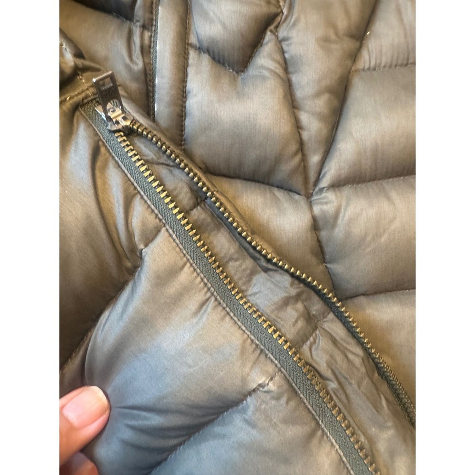 Helmut Lang Helmut Lang Gray Down Jacket Asymmetrical Zip Small S Size S / US 4 / IT 40 - 7 Thumbnail