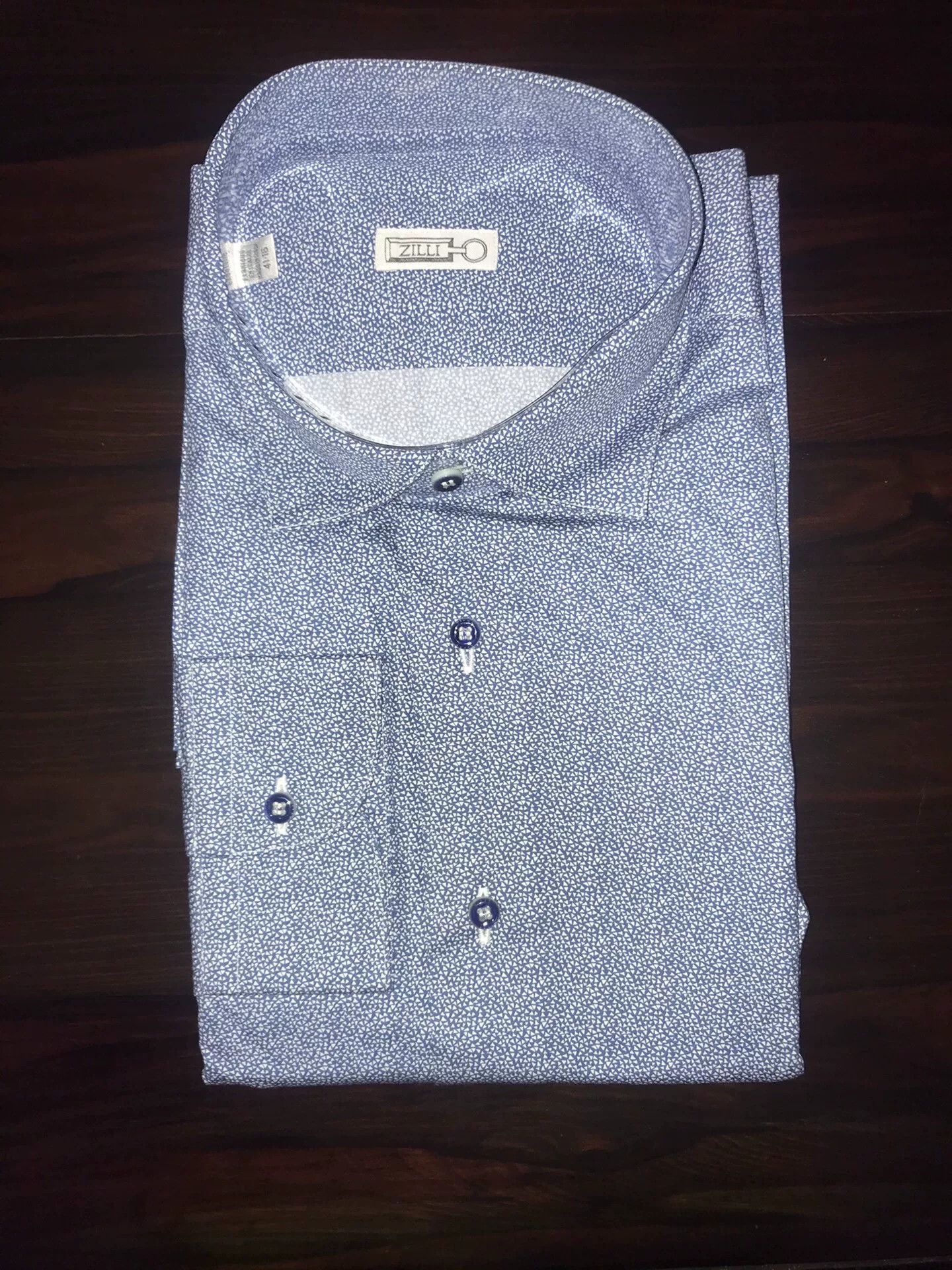 Zilli Luxury Zilli Men’s Dress Shirt Size US M / EU 48-50 / 2 - 1 Thumbnail