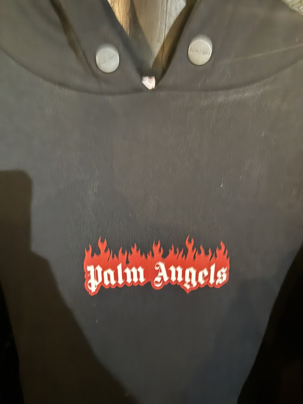 Designer × Palm Angels Palm Angels black dance of death hoodie, size large Size US L / EU 52-54 / 3 - 2 Thumbnail
