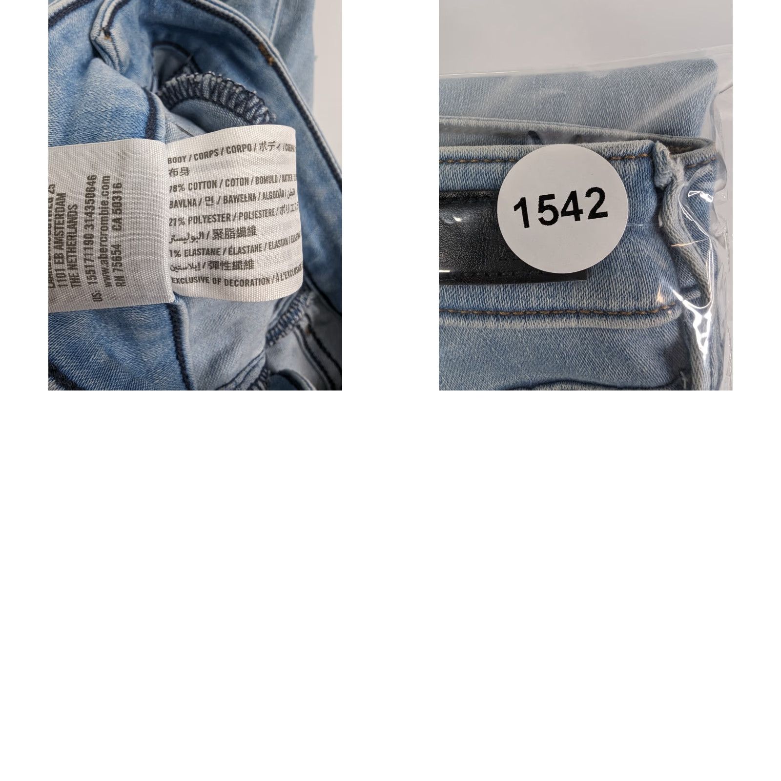 Abercrombie & Fitch Abercrombie & Fitch Mid rise Legging jean Women 27 Denim Skinny Distressed Light Wash Blue Wide Wearable Stretch Distressed, Whiskering, Fading Size 27" / US 4 / IT 40 - 9 Thumbnail