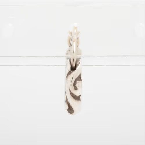 Chrome Hearts Chrome Hearts Tiny Scroll Hoop Earring Size ONE SIZE - 2 Thumbnail