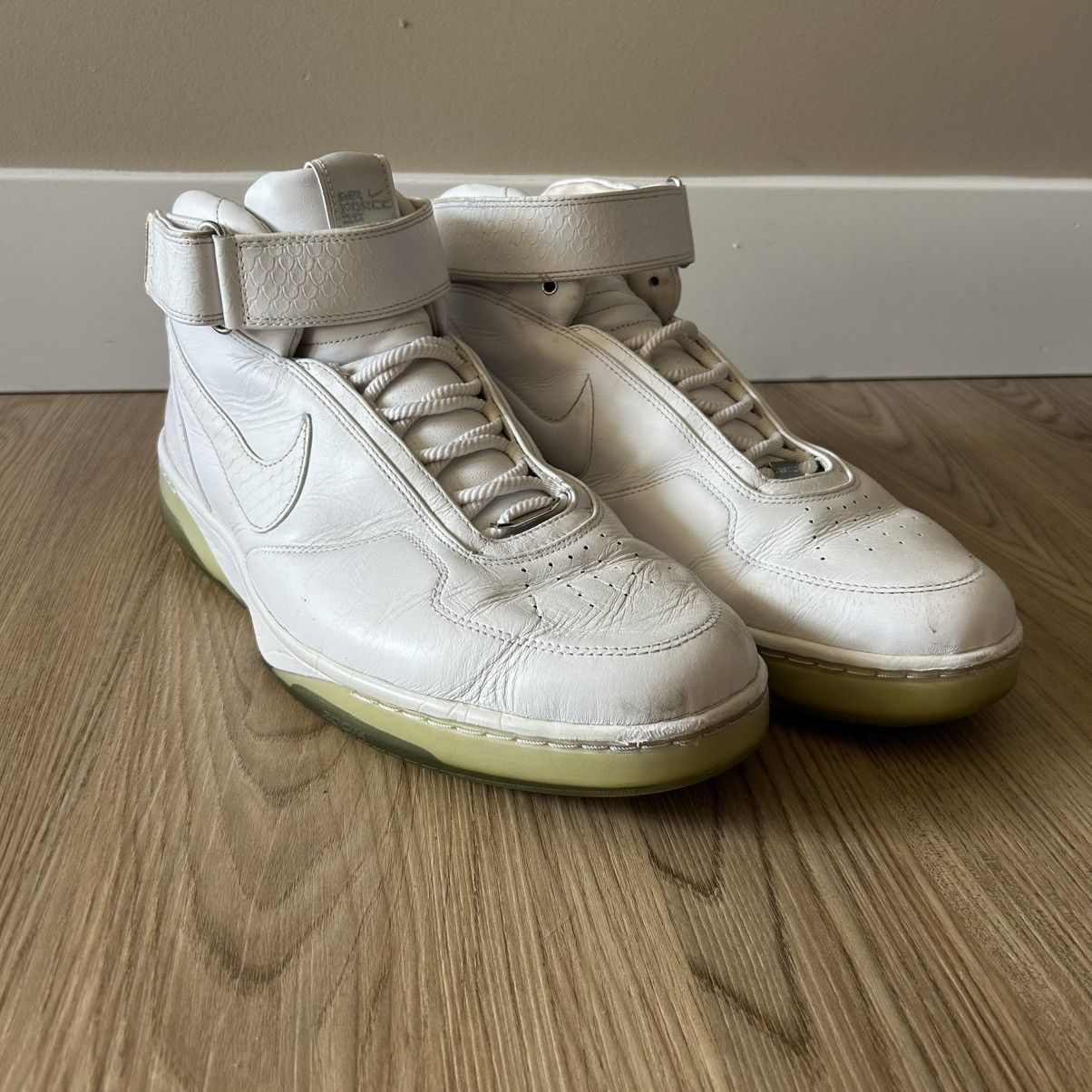 Nike 2006 Nike AF 25 Triple White Size 17 Size US 15 / EU 48 - 1 Thumbnail