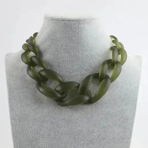 Other Women Oversize Acrylic Chain Necklace Size ONE SIZE - 1 Thumbnail