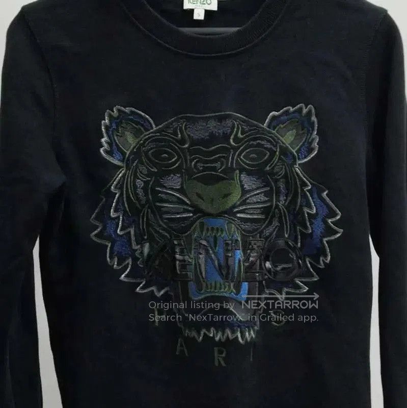 Kenzo KENZO Black Cotton Long Sleeve Sweatshirt . Size S / US 4 / IT 40 - 5 Thumbnail