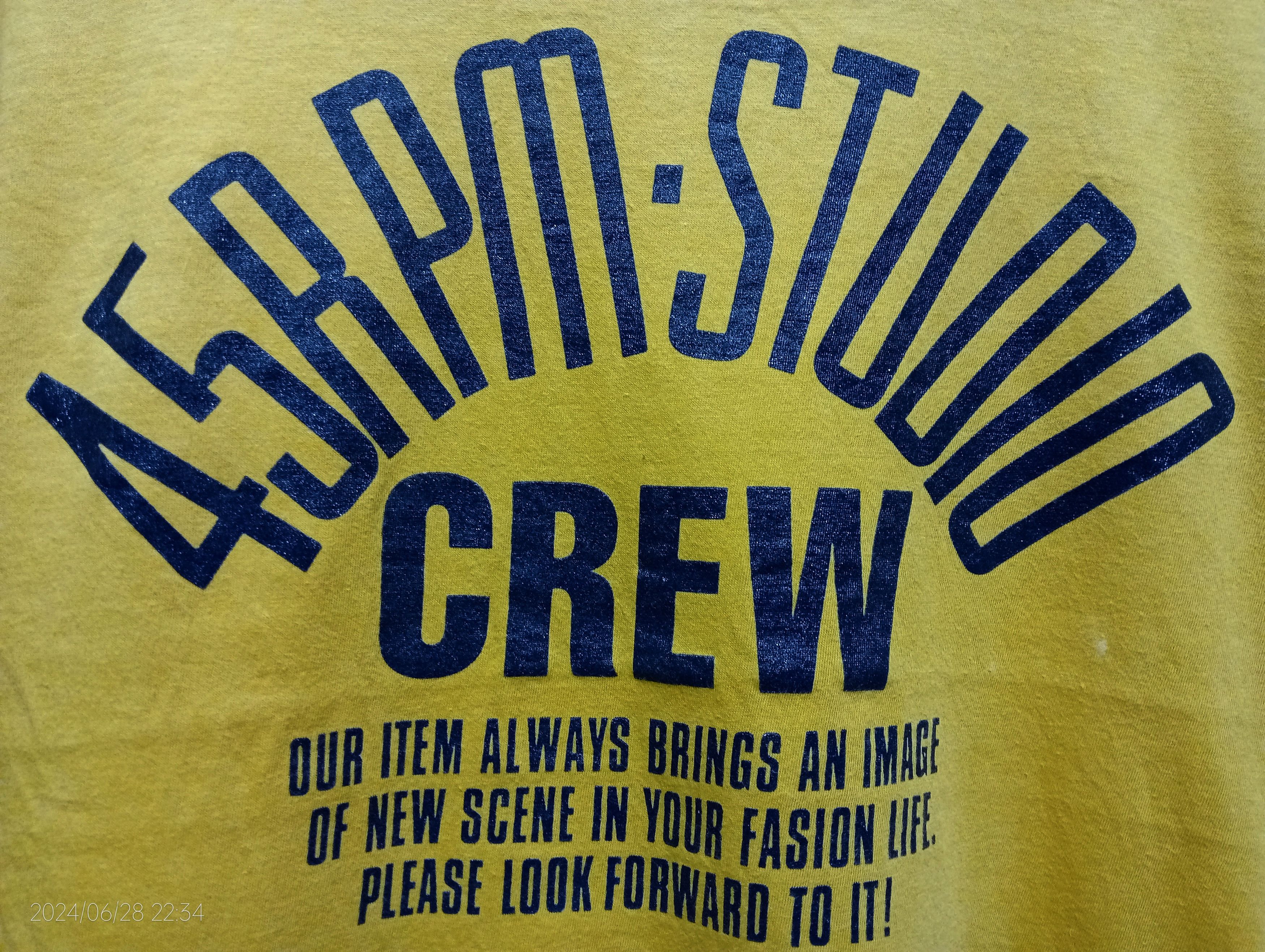 45rpm Vintage Single Stitch 45 r.p.m. Studio Crew Tee Size US M / EU 48-50 / 2 - 9 Thumbnail