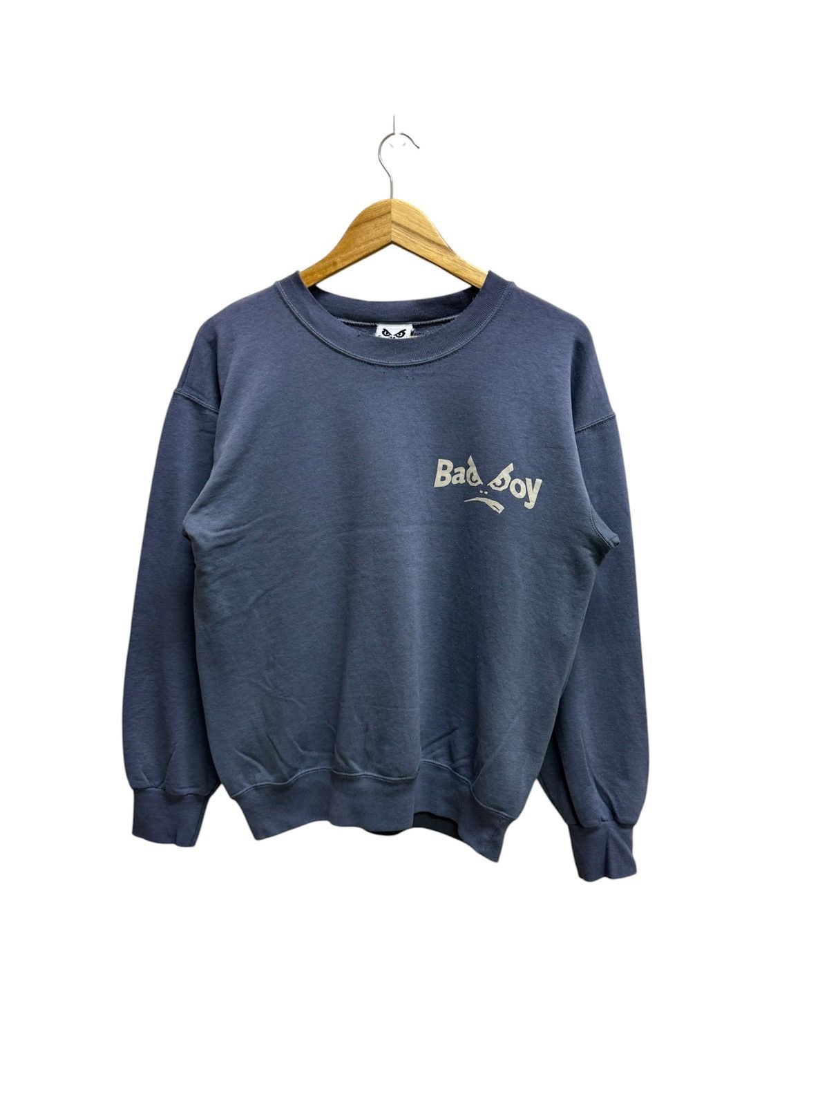 Vintage Vintage 80s Bad Boy Backhit Logo Sweatshirt Size US M / EU 48-50 / 2 - 2 Thumbnail
