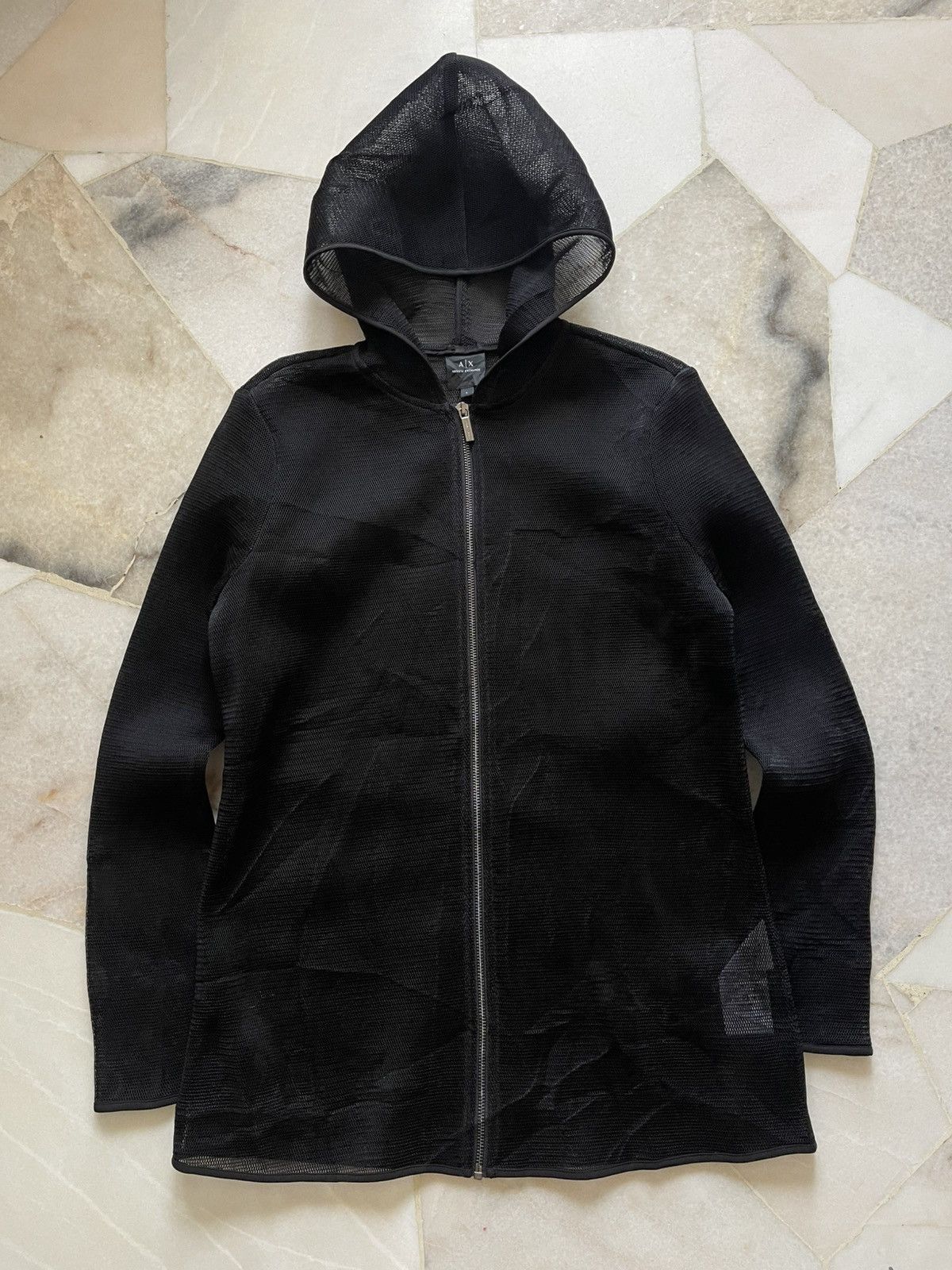 Armani Exchange Armani Exchange Mesh Zip Hoodie Size US M / EU 48-50 / 2 - 1 Thumbnail