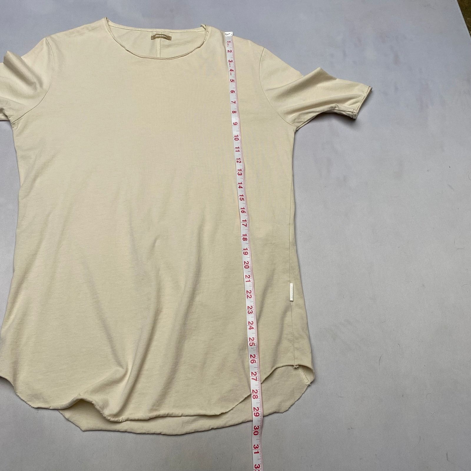 Imperial Imperial Curve Hem Short Sleeve T Shirt Small Made in Italy Size US S / EU 44-46 / 1 - 10 Thumbnail