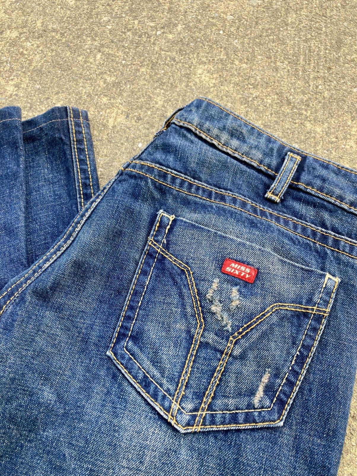 Miss Sixty × Vintage Miss Sixty low-rise flare y2k jeans W29 Size 29" - 2 Thumbnail