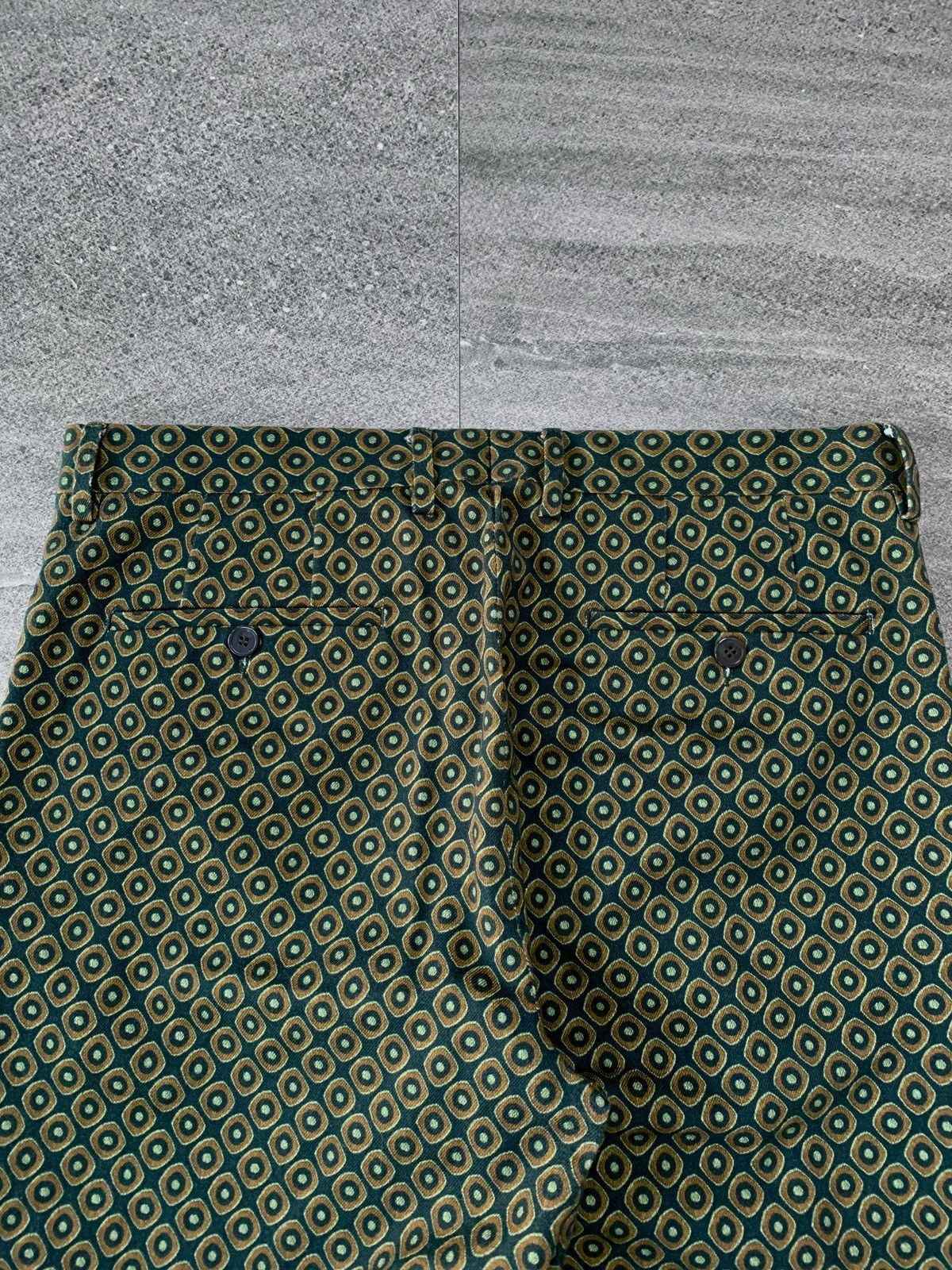 Dries Van Noten Patterned Print Trousers Size US 33 - 7 Thumbnail