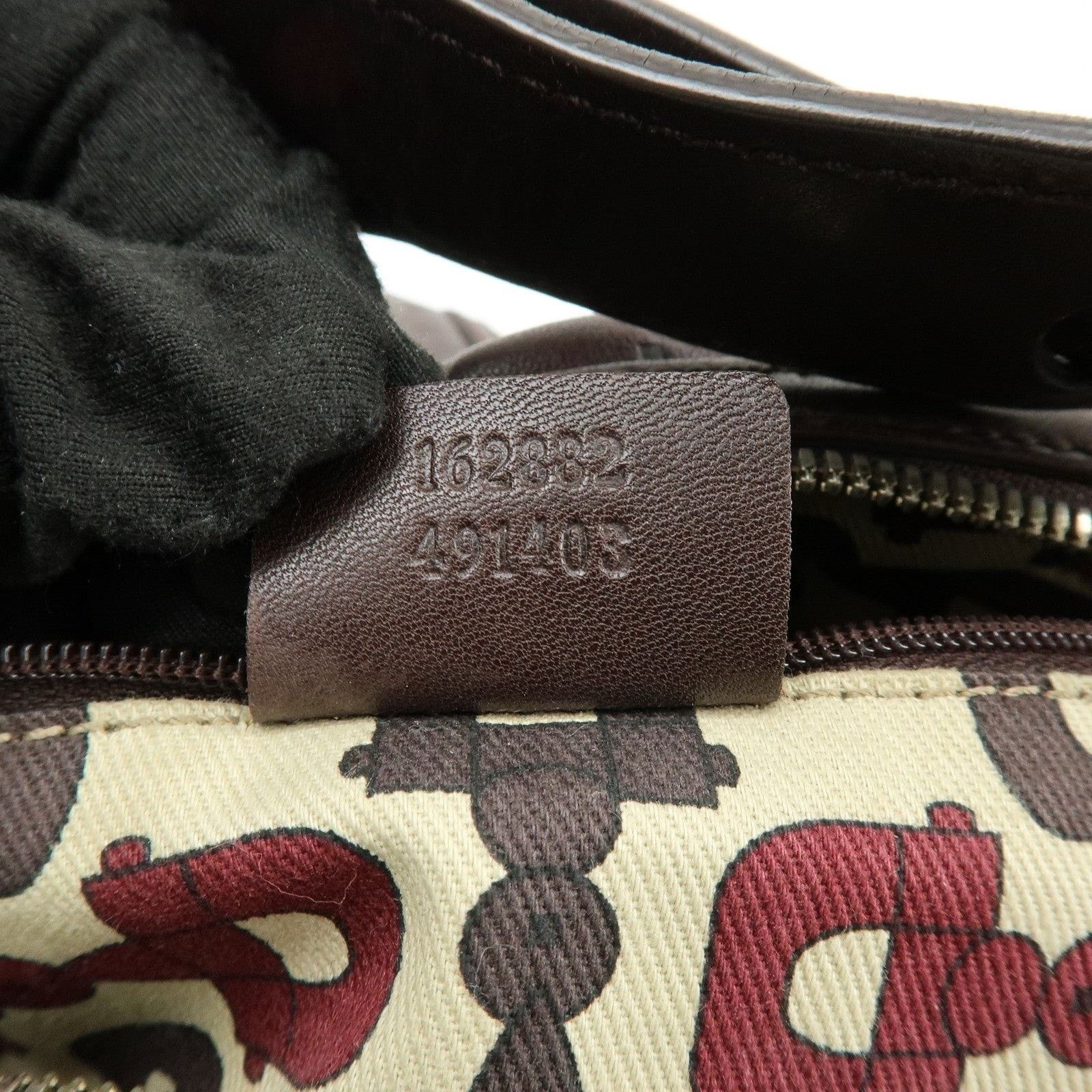 Gucci Gucci Guccissima Princy Leather Shoulder Bag Brown Size ONE SIZE - 8 Thumbnail