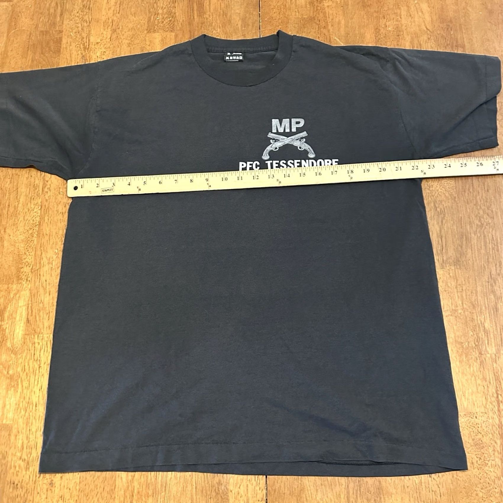 Fruit Of The Loom VINTAGE Regional Correctional Facility T Shirt XL Black 90s PFC Pistols Size US XL / EU 56 / 4 - 6 Thumbnail