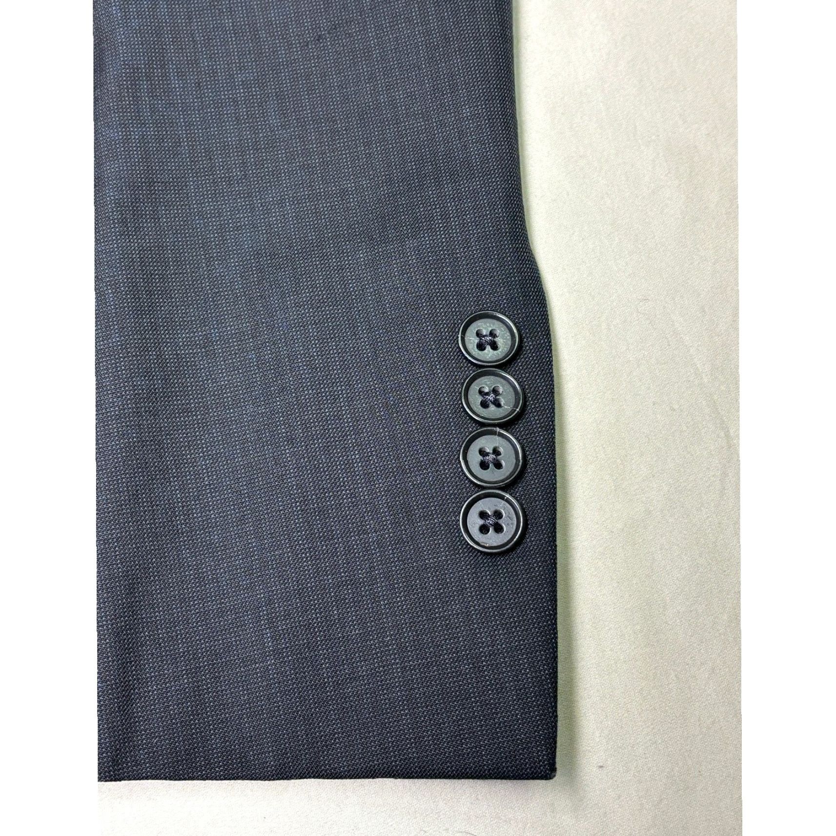 Brooks Brothers Brooks Brothers 1818 Regent Fit Charcoal Wool Blazer Jacket 2 Piece 44R Mens Regular Notch Lapel Business Size 44R - 3 Thumbnail
