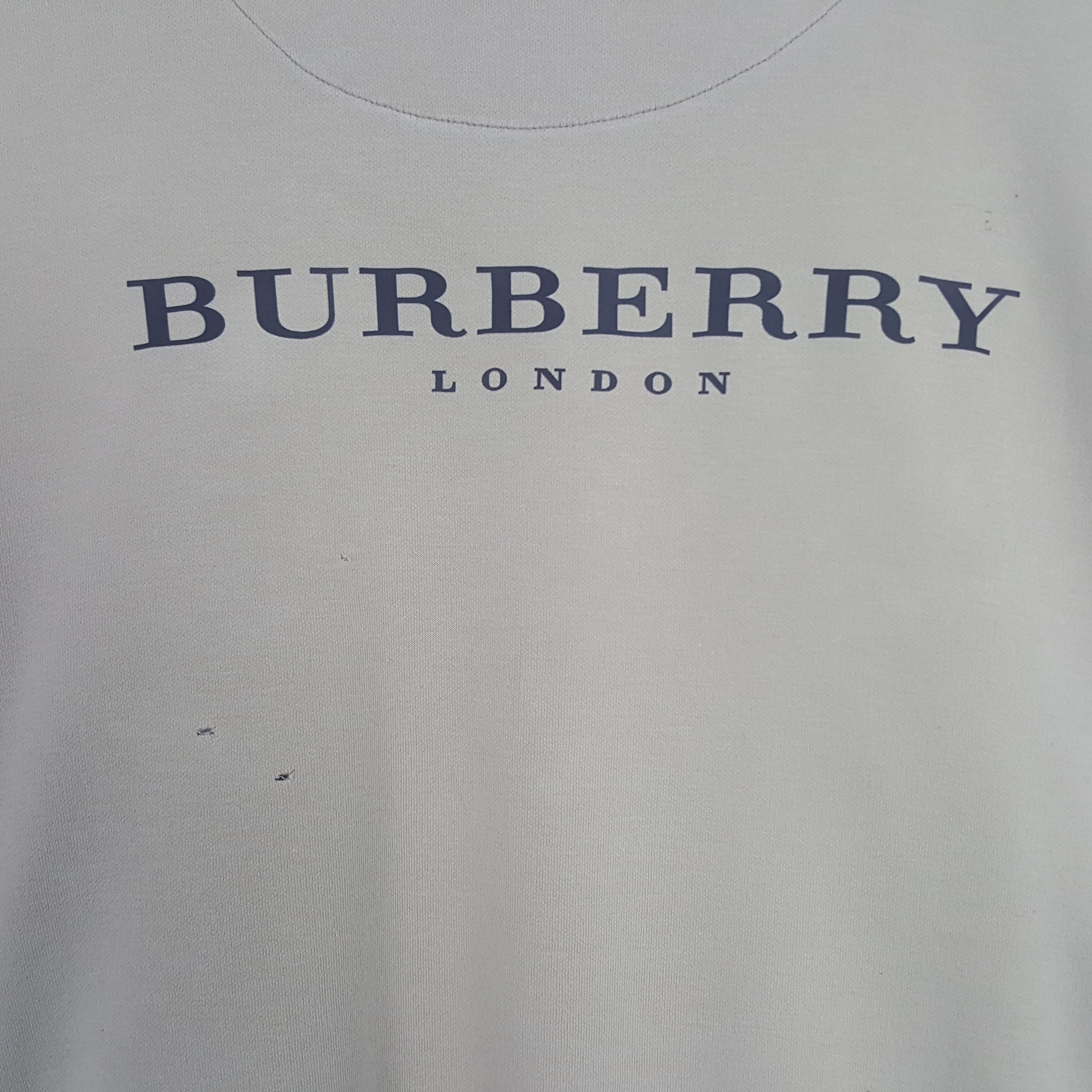 Burberry Burberry London Nova Check Custom SpellOut Sweatshirt Size US L / EU 52-54 / 3 - 2 Thumbnail