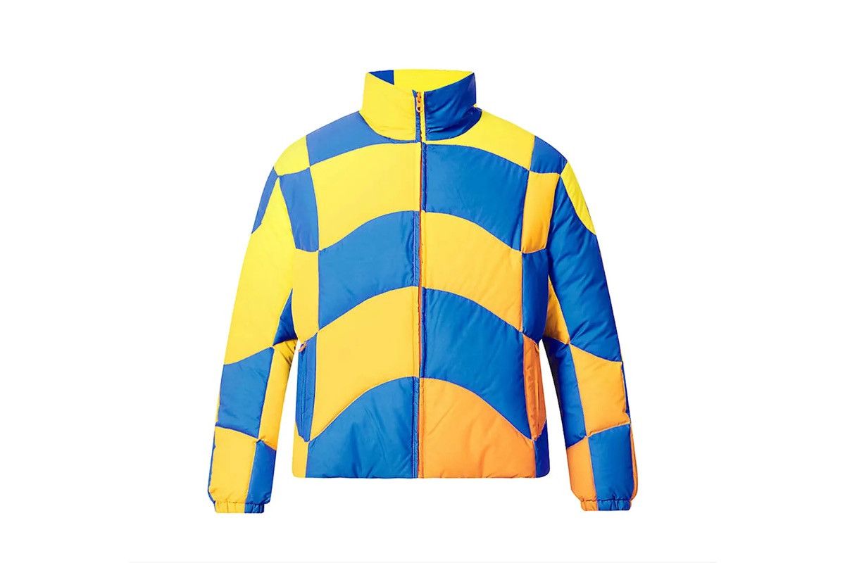 ERL ERL Puffer Jacket Blue, Orange, and Yellow Checkered L Size US L / EU 52-54 / 3 - 2 Thumbnail