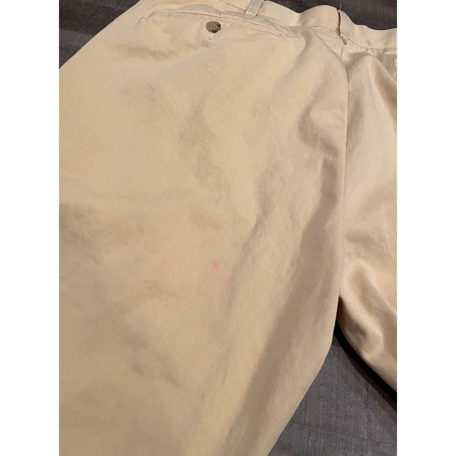 Polo Ralph Lauren Polo Ralph Lauren Pants Mens 34x34 Yellow Classic Fit Distressed Polo Ralph Lauren Andrew Sullivan Chino Straight Front Button Zip Pockets Logo Size US S / EU 44-46 / 1 - 4 Thumbnail