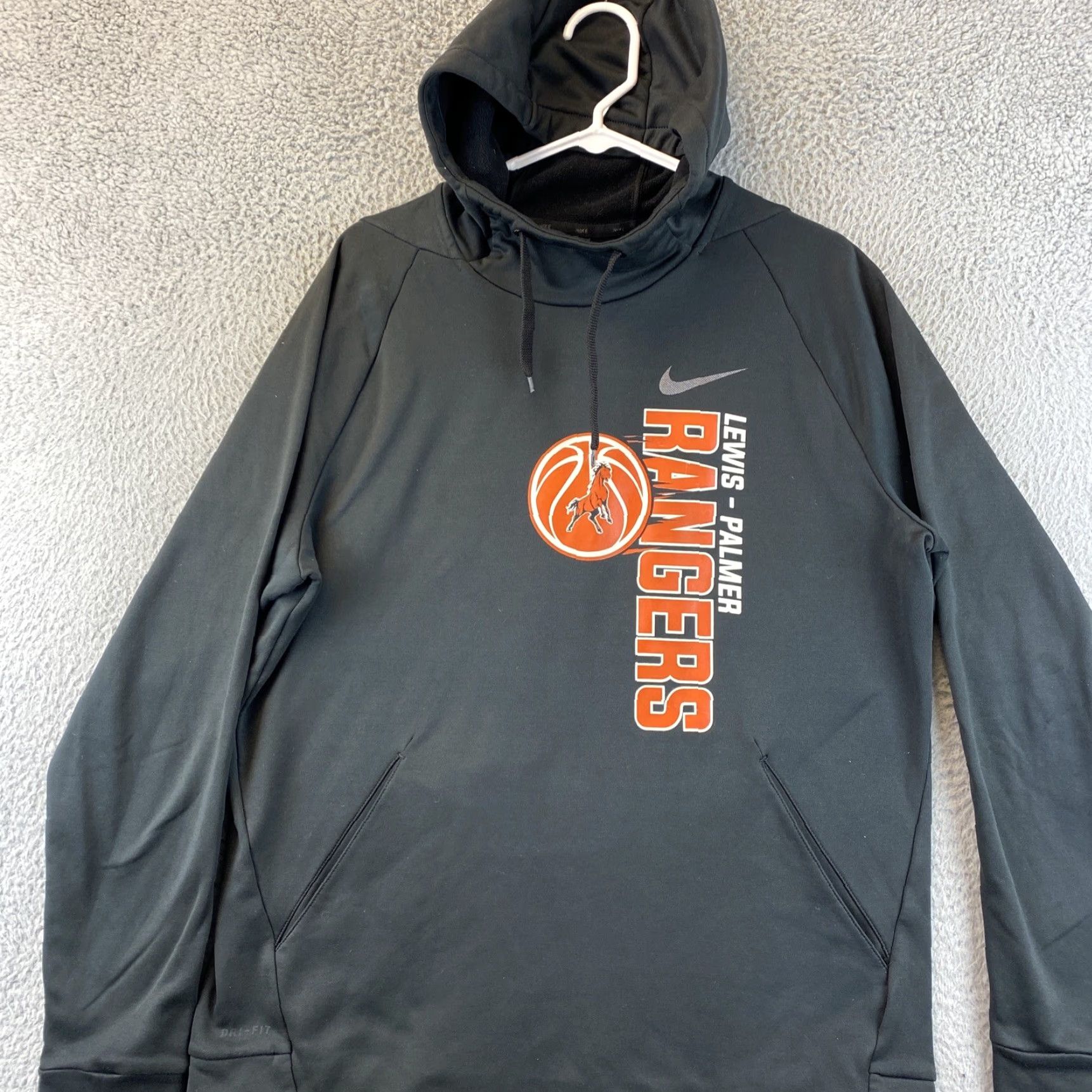 Nike Nike L Large FIT Men's Training Hoodie Jacket Black Size US L / EU 52-54 / 3 - 3 Thumbnail