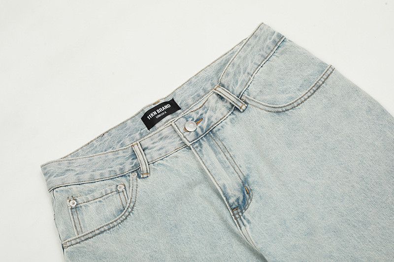 Jean American retro washed distressed flared jeans Size US 32 / EU 48 - 3 Thumbnail