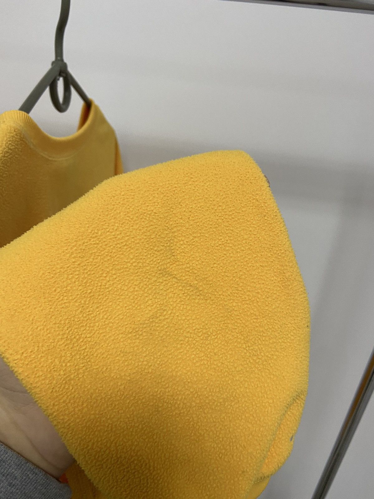 Nike × Vintage Nike Sweatshirt Vintage Fleece Small Swoosh Yellow Size US XL / EU 56 / 4 - 9 Thumbnail