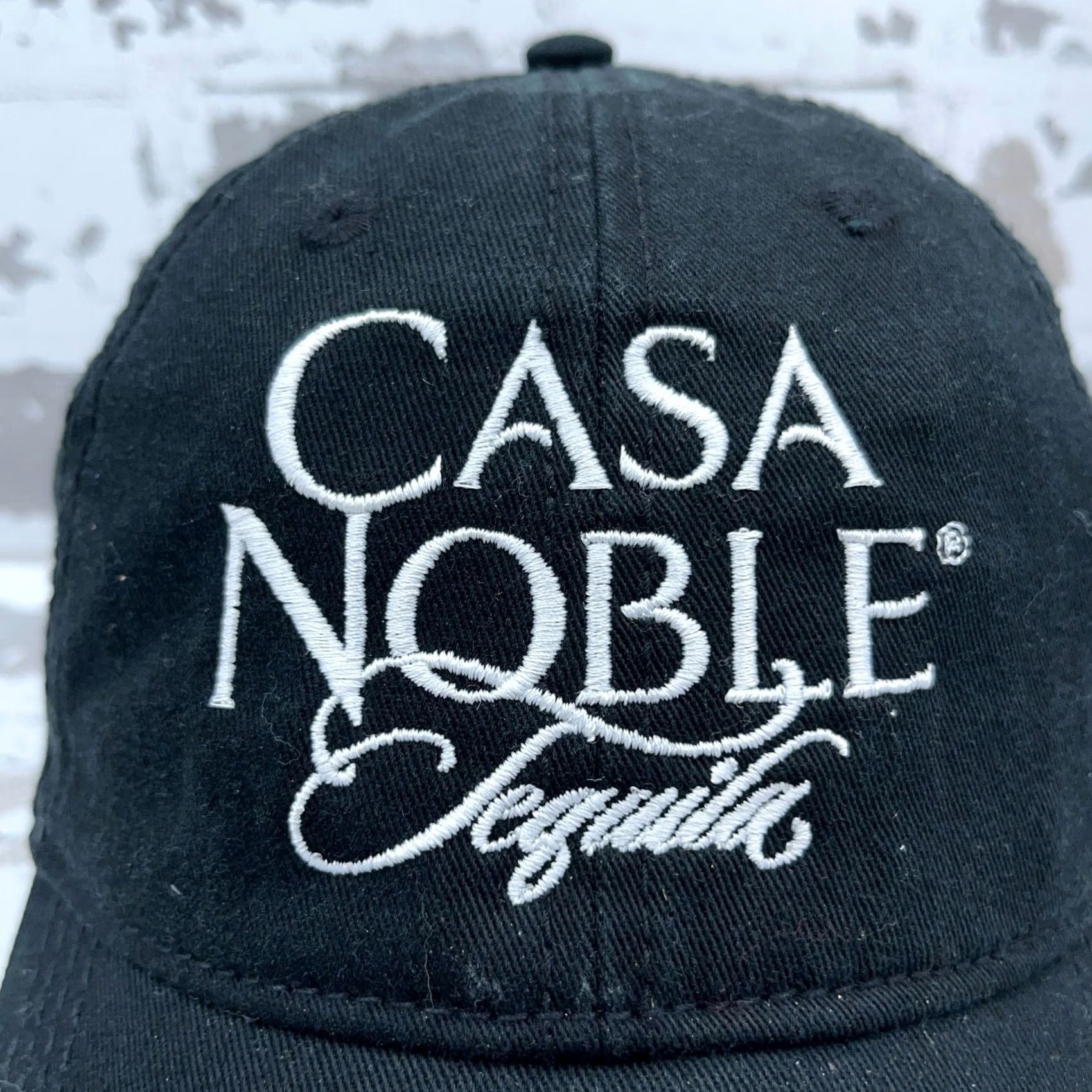 Vintage Casa Noble Tequila Hat Cap Black Strap Back Base Ball Dad Alcohol Bar Party Mens Cap America Baseball Hat Adjustable Black Twill Cotton Mens Size ONE SIZE - 2 Thumbnail