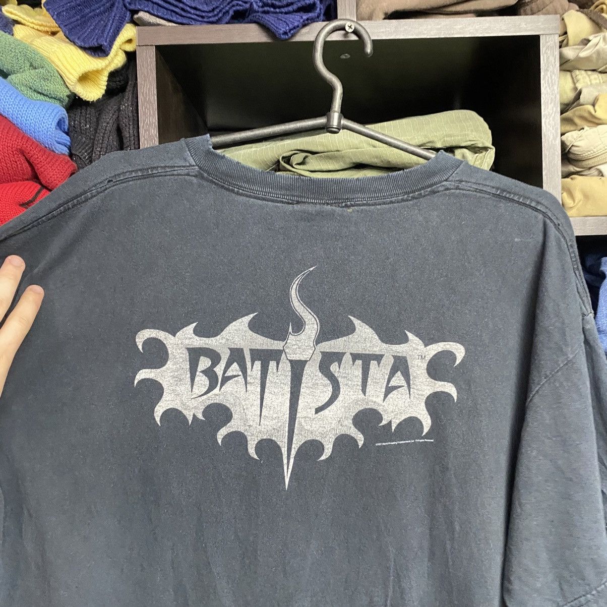 WWE Vintage Wrestling WWE Batista 2007 Big logo tee size XL Size US XL / EU 56 / 4 - 11 Thumbnail