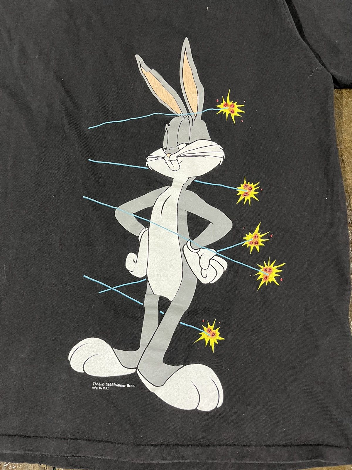 Cartoon Network × Vintage Crazy Vintage 90s Bugs Bunny Yosemite Sam Looney Tunes Tee Size US XL / EU 56 / 4 - 9 Thumbnail