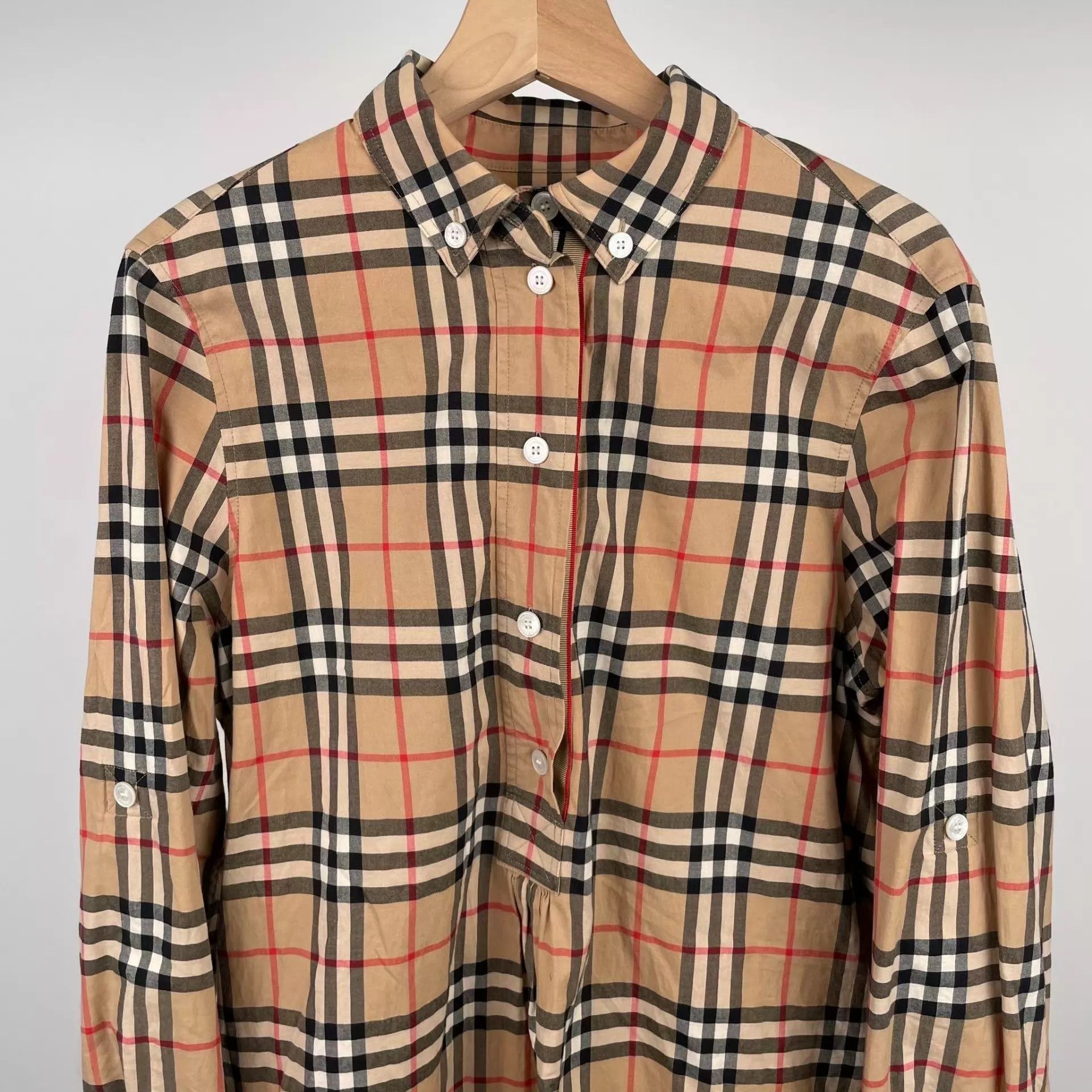 Burberry Burberry Women's Khaki Dress 36 Size S / US 4 / IT 40 - 8 Thumbnail