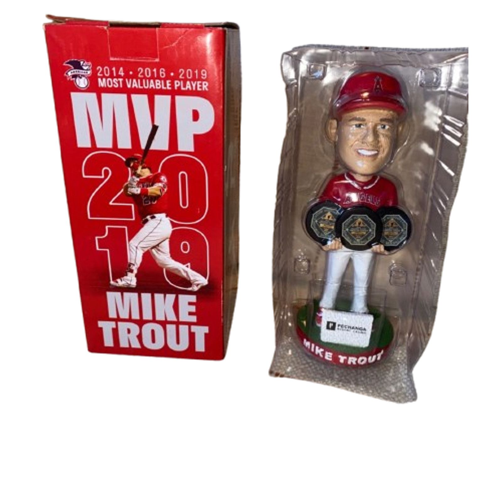 Other MVP 2019 Mike Trout Bobblehead MLB Baseball Anaheim Angels Size ONE SIZE - 3 Thumbnail