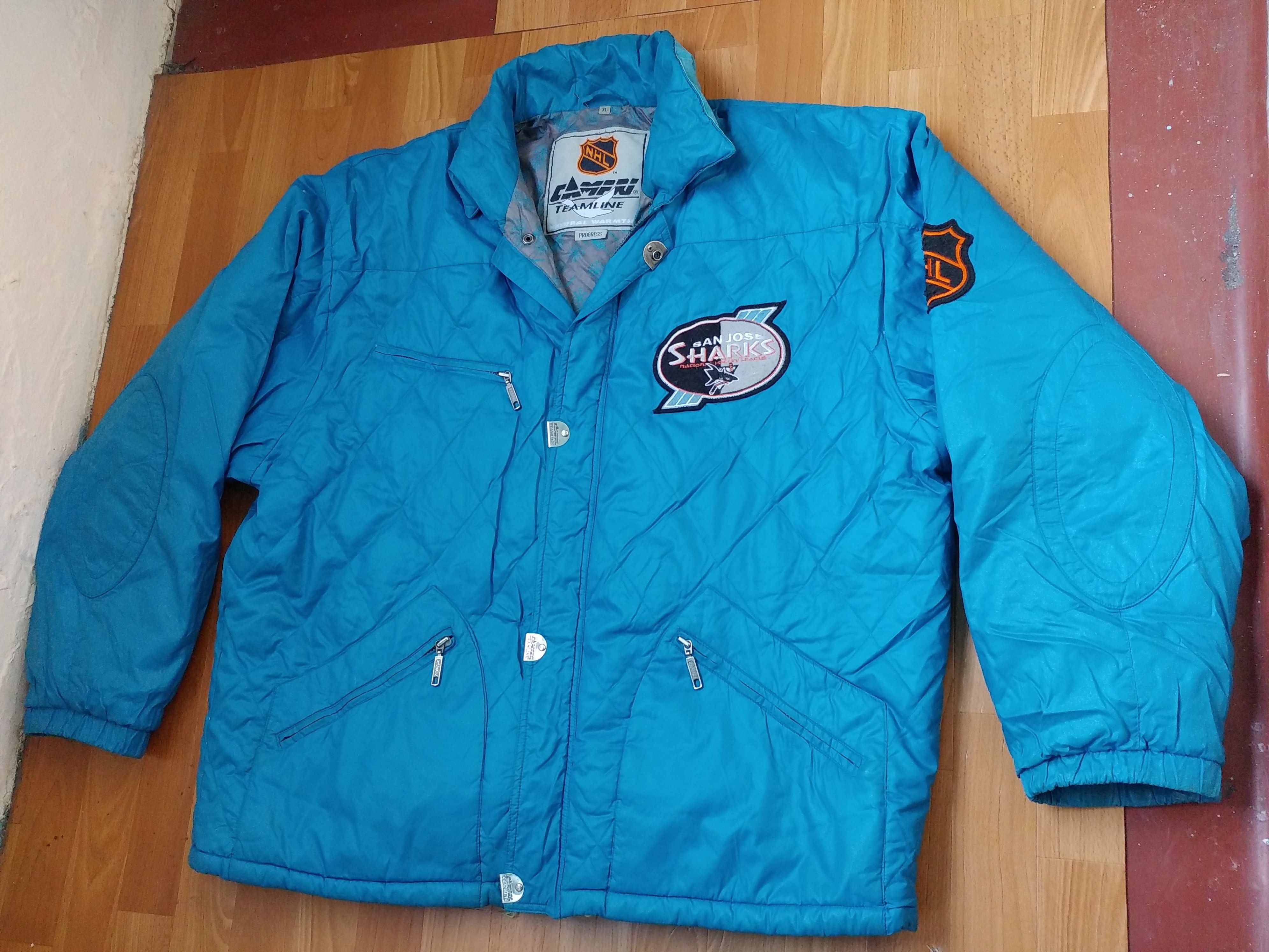 NHL × Vintage NHL San Jose Sharks jacket, vintage Campri Teamline, 90s L Size US L / EU 52-54 / 3 - 9 Thumbnail