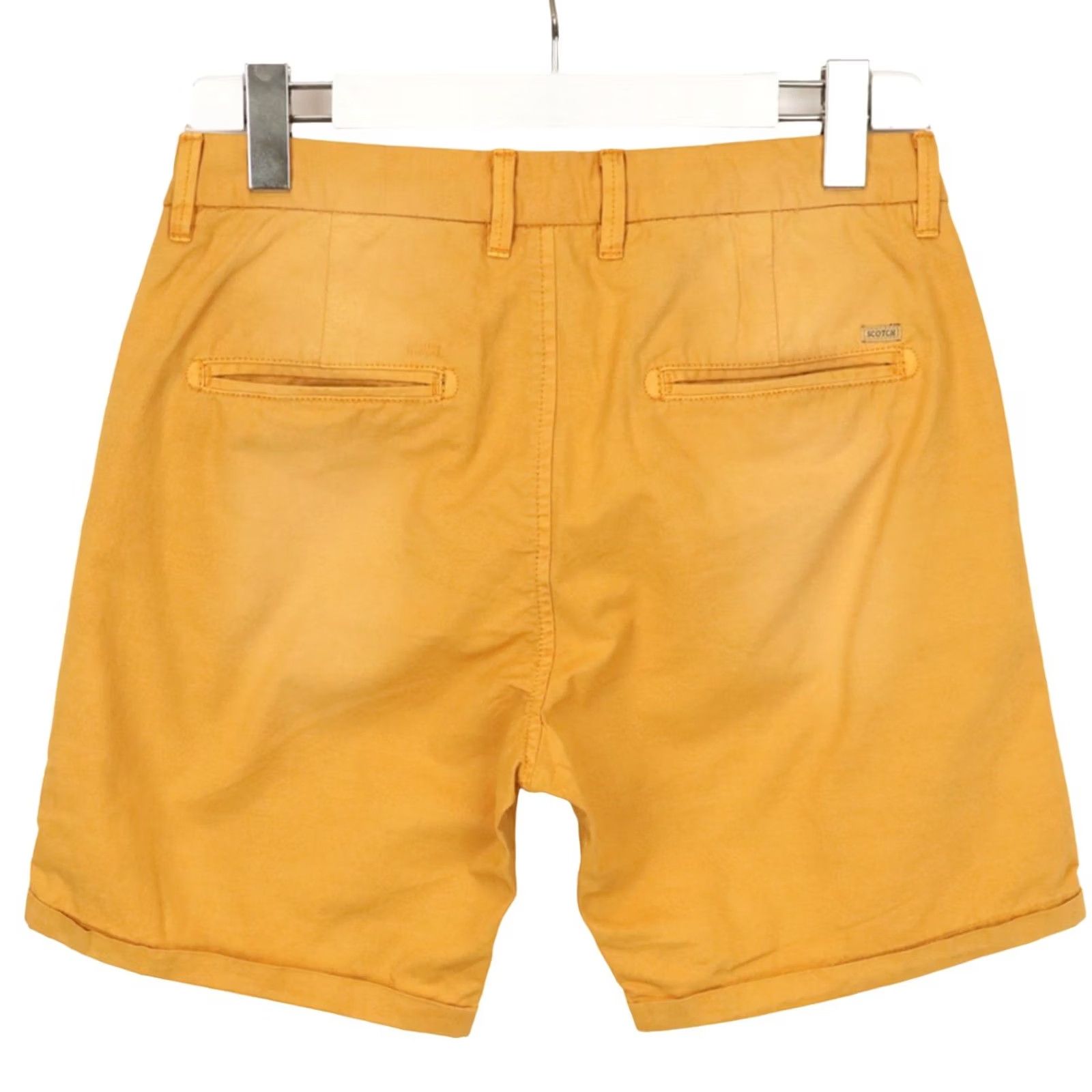 Scotch & Soda SCOTCH & SODA Shorts Men W29 Chino Fade Orange Turn Up Casual Summer Beach Size US 29 - 2 Thumbnail