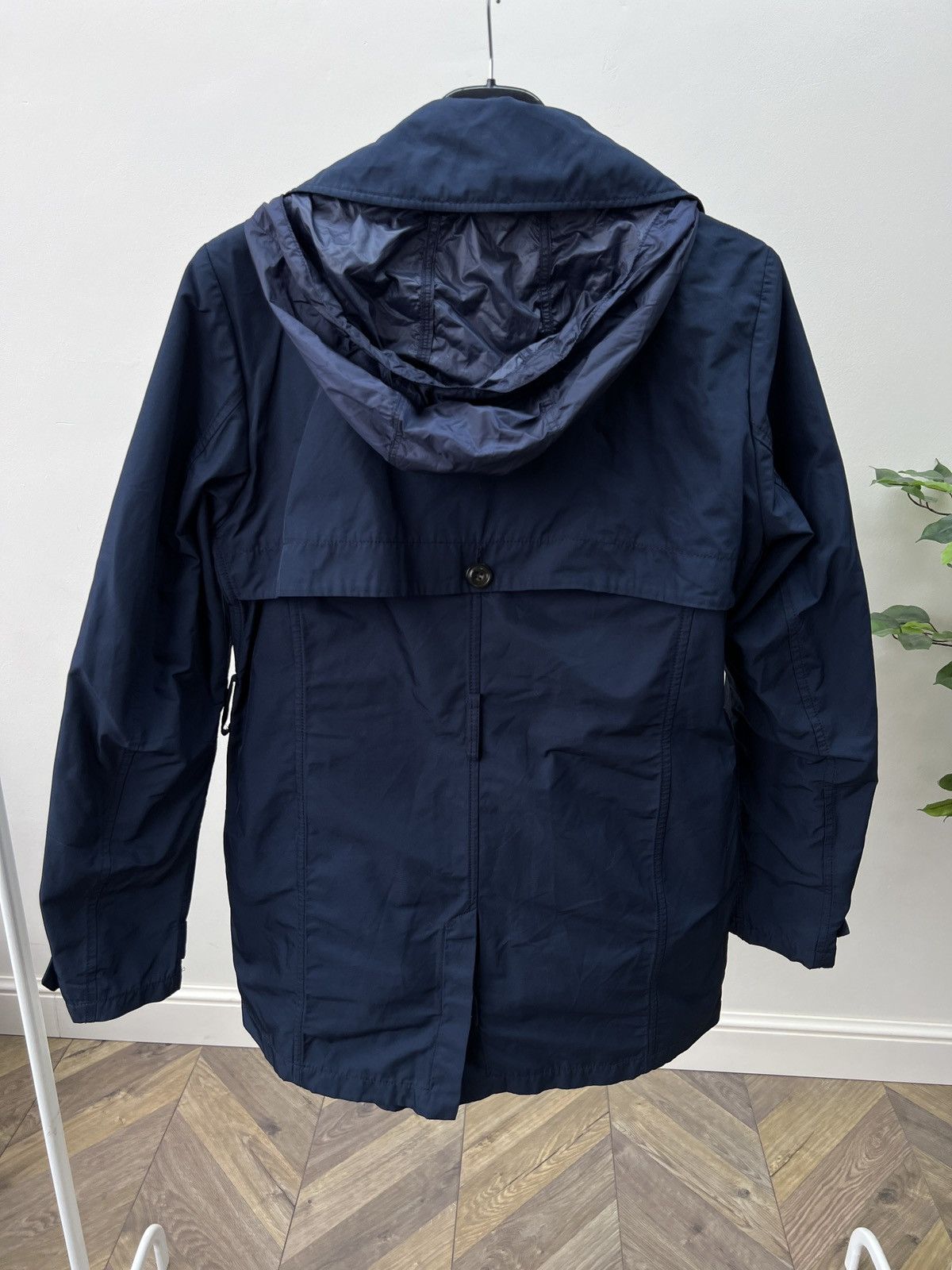 Woolrich Woolen Mills Vintage Woolrich Navy Blue Hooded women’s Coat Size L / US 10 / IT 46 - 7 Thumbnail