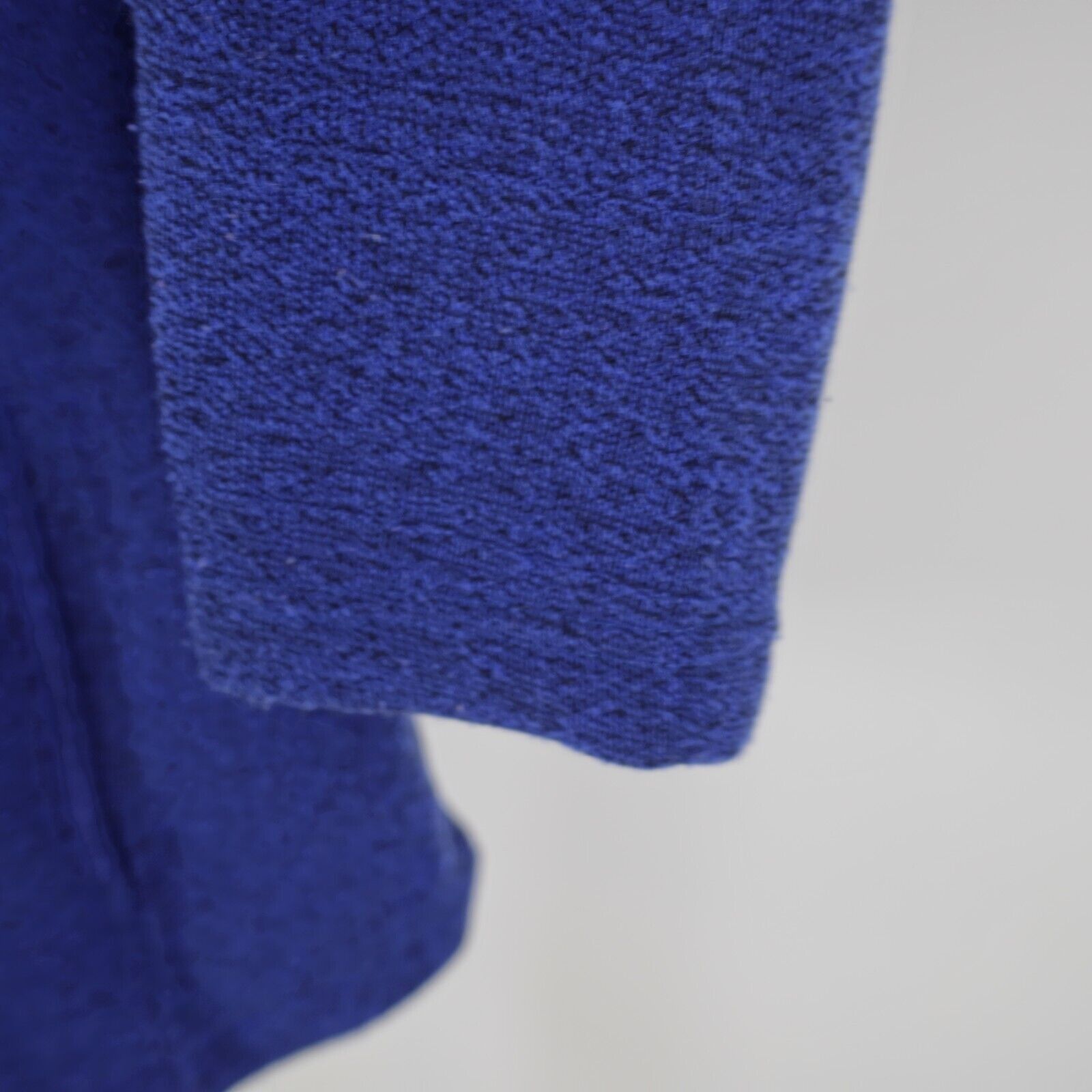 Designer Jason Maxwell Royal Blue XL Full Zip Polyester Mock Neck Swe Size XL / US 12-14 / IT 48-50 - 3 Thumbnail