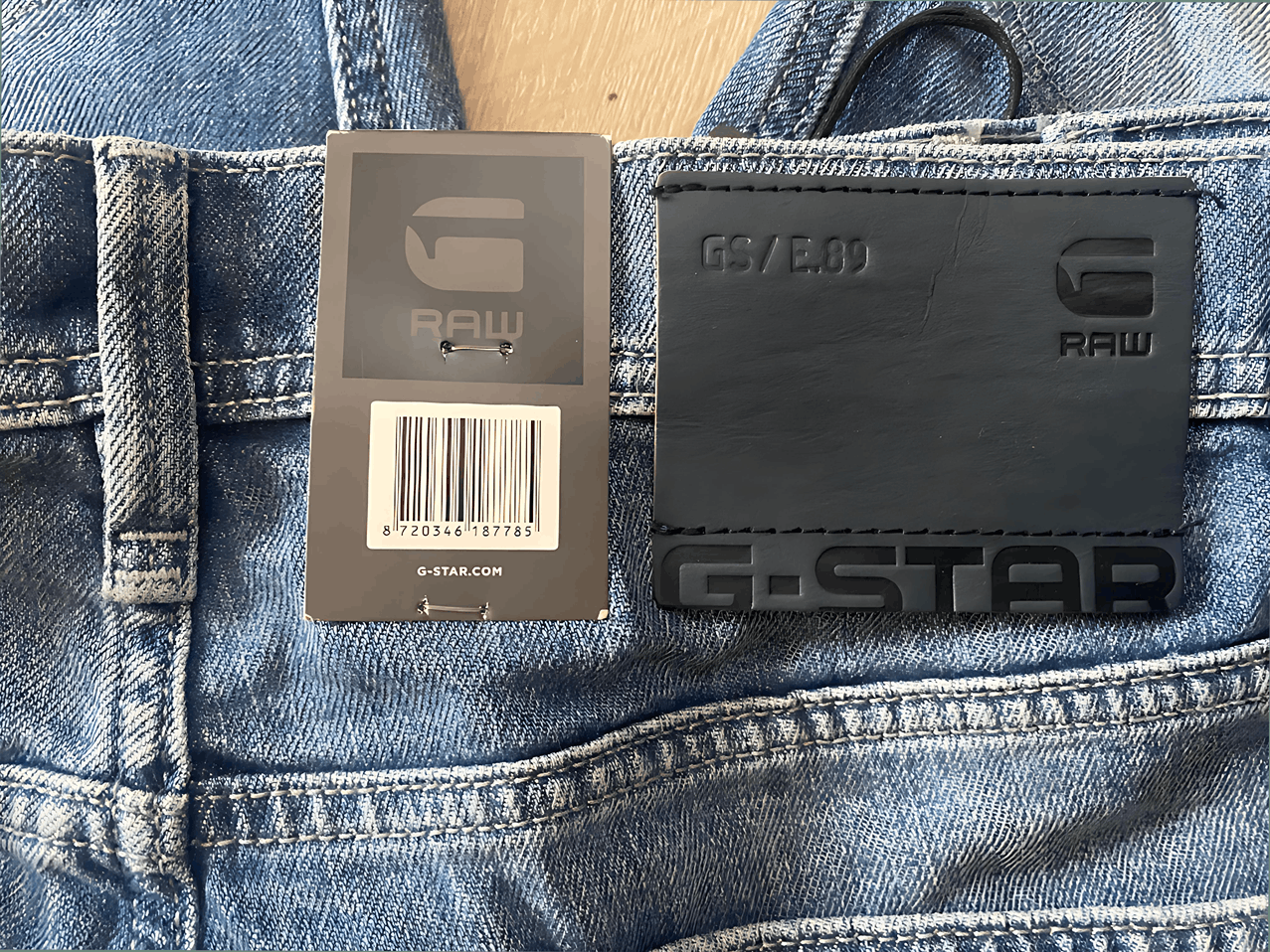 G-Star Pilot 3D Slim Jeans Men’s 32x32 Light Blue Faded Ocean Hue Size US 32 / EU 48 - 6 Thumbnail