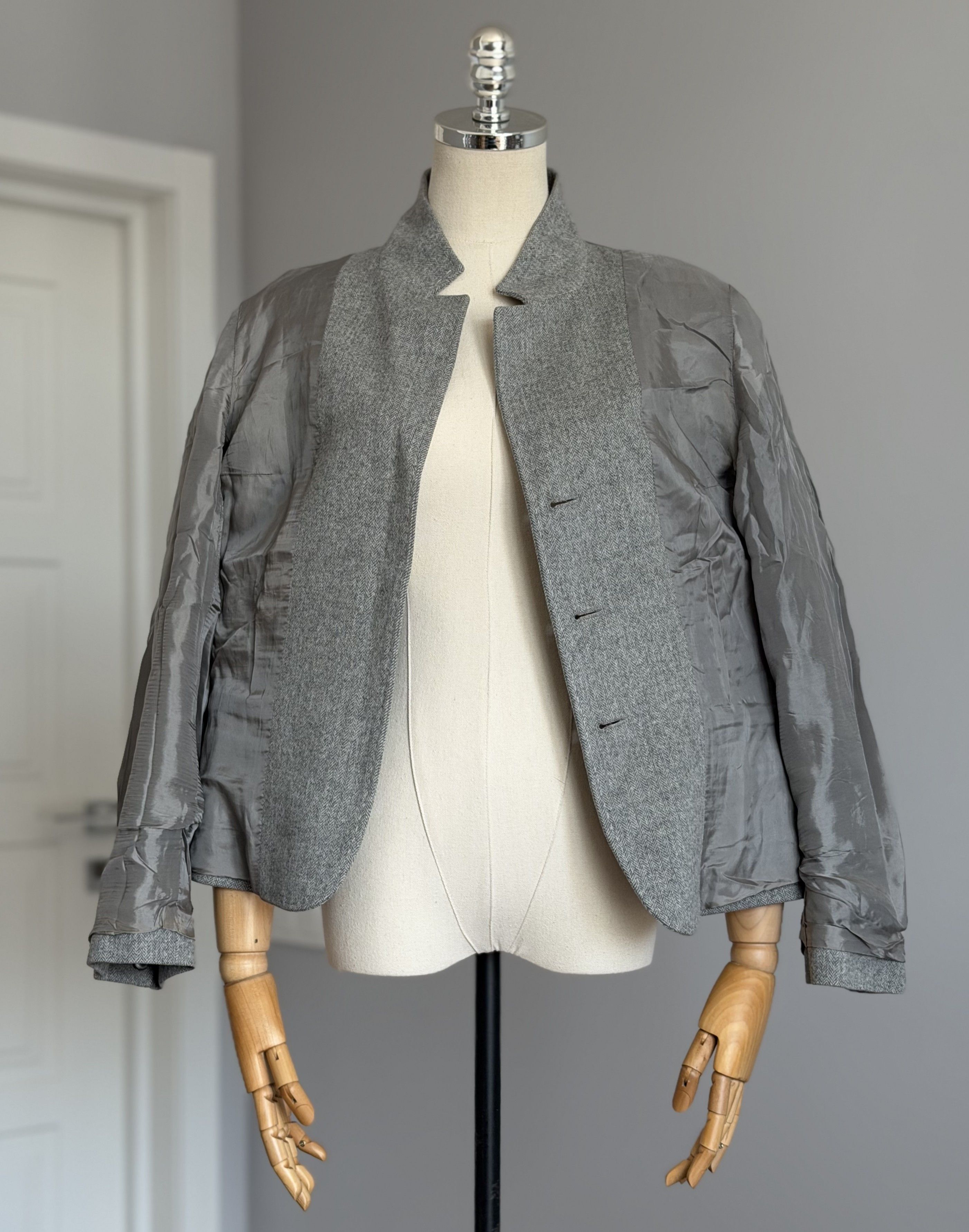 Max Mara MAX MARA Wool Angora Blazer Jacket 3 Button Luxury Brand Size L / US 10 / IT 46 - 9 Thumbnail