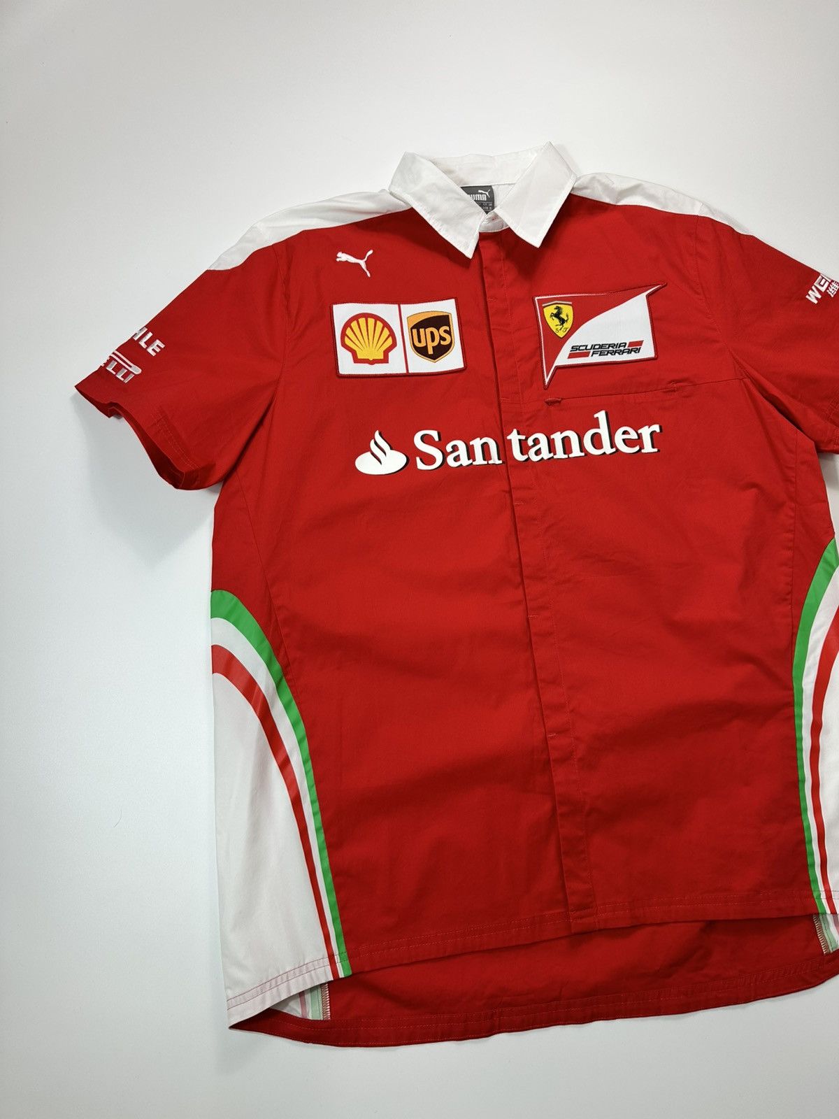 Ferrari Ferarri F1 Puma Shirt Racing Men's Vintage Size US XL / EU 56 / 4 - 3 Thumbnail