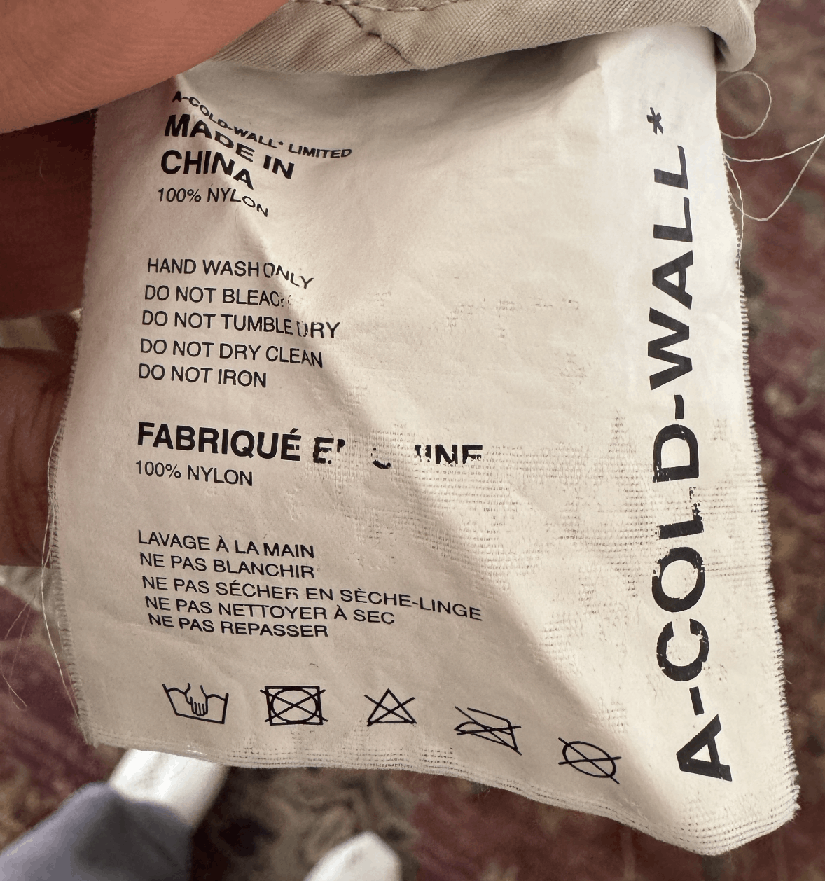 A-COLD-WALL* ACW* Biege Pants Size US 32 / EU 48 - 7 Thumbnail