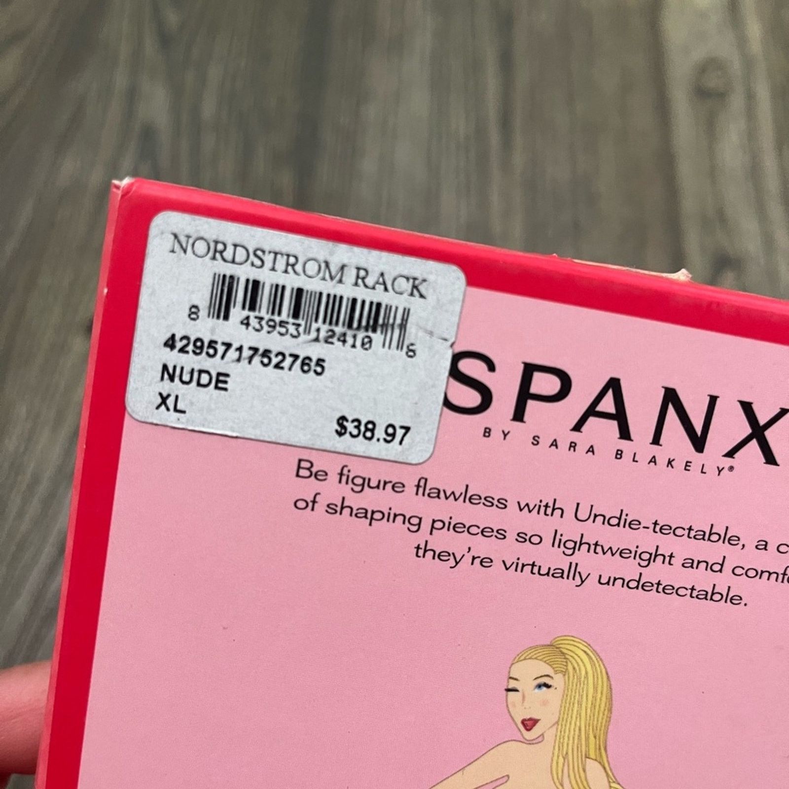 Spanx NWT Spanx Undie-tectable Shapewear Stretch Nude Size XL Size ONE SIZE - 6 Thumbnail
