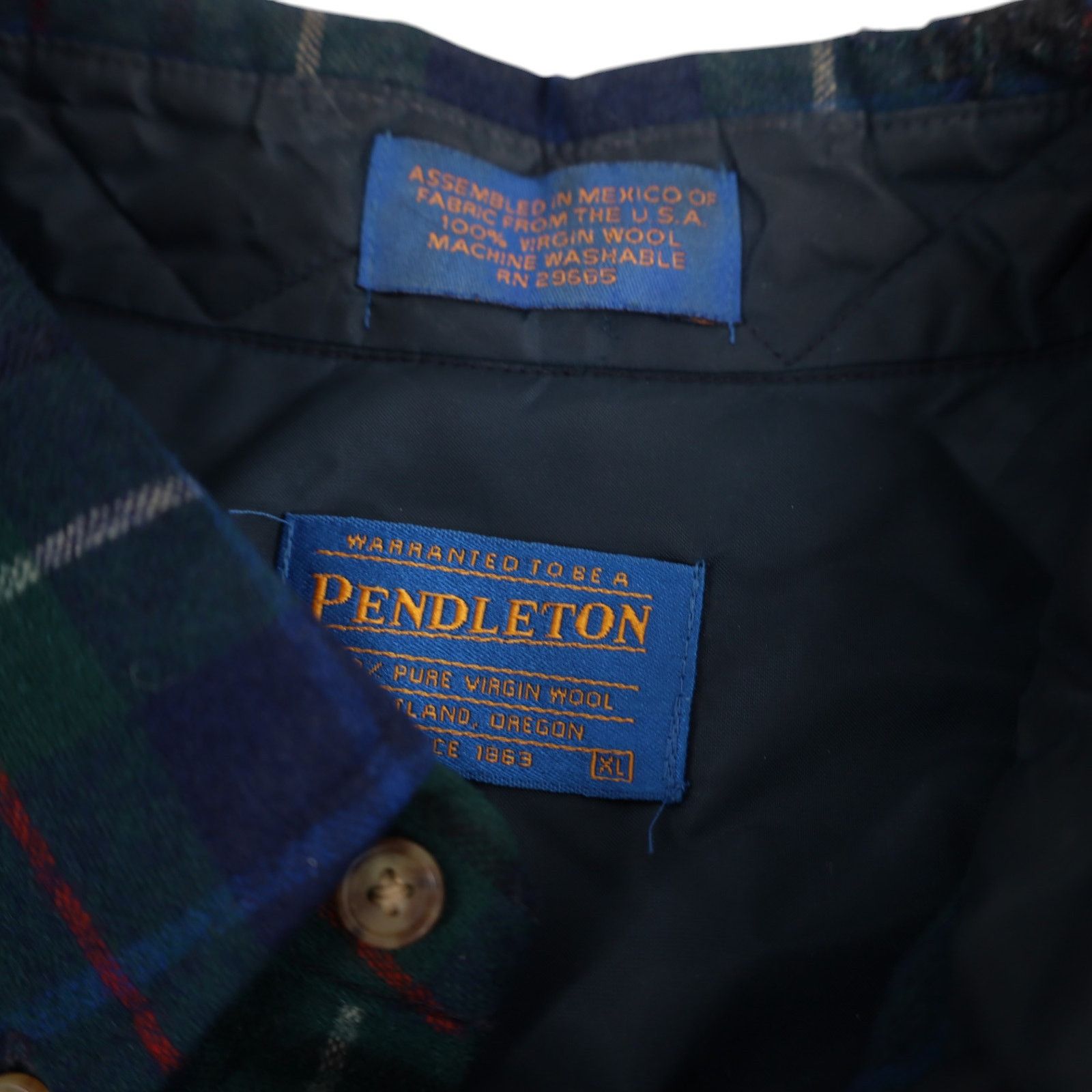 Pendleton Pendleton Authentic Hunting Tartan Wool Flannel Shirt Size US XL / EU 56 / 4 - 6 Thumbnail