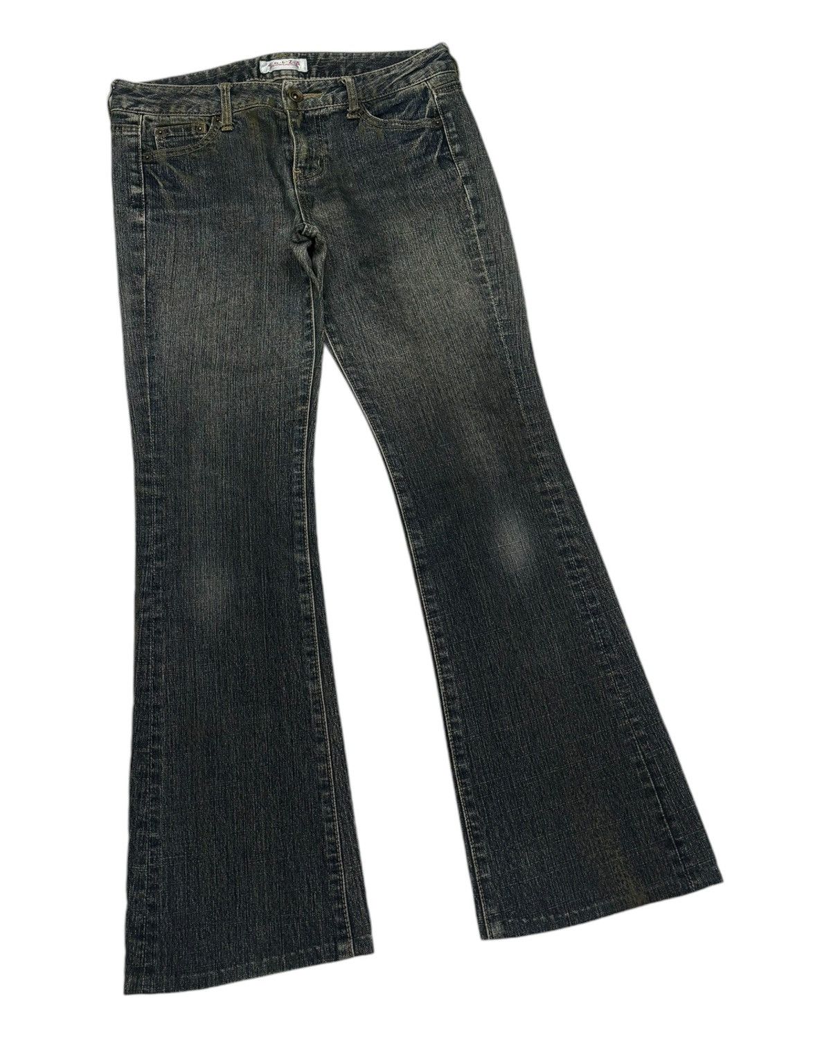 Hysteric Glamour VINTAGE JAPANESE FLARED JEANS COLZA BOOTCUT DENIM Size 28" / US 6 / IT 42 - 3 Thumbnail