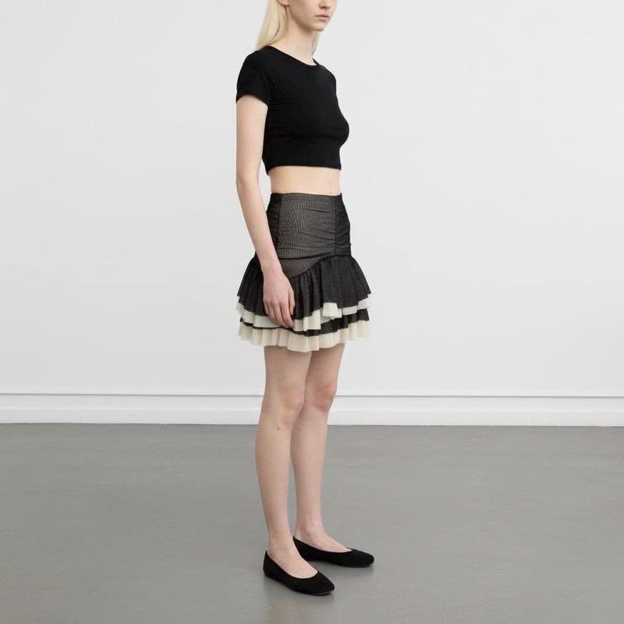 Other The Morgan de Toi Mini Layered Mesh Mini Skirt Size 26" / US 2 / IT 38 - 1 Thumbnail