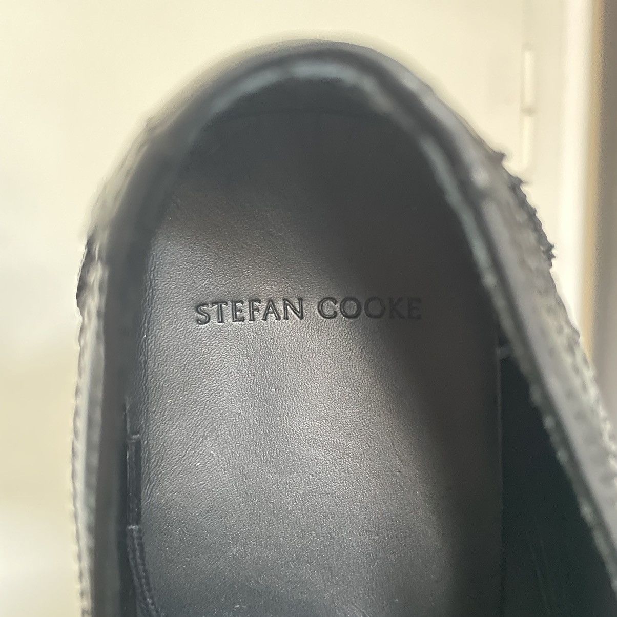 Stefan Cooke Brogue Martlett Derby Black Size US 10 / EU 43 - 10 Thumbnail