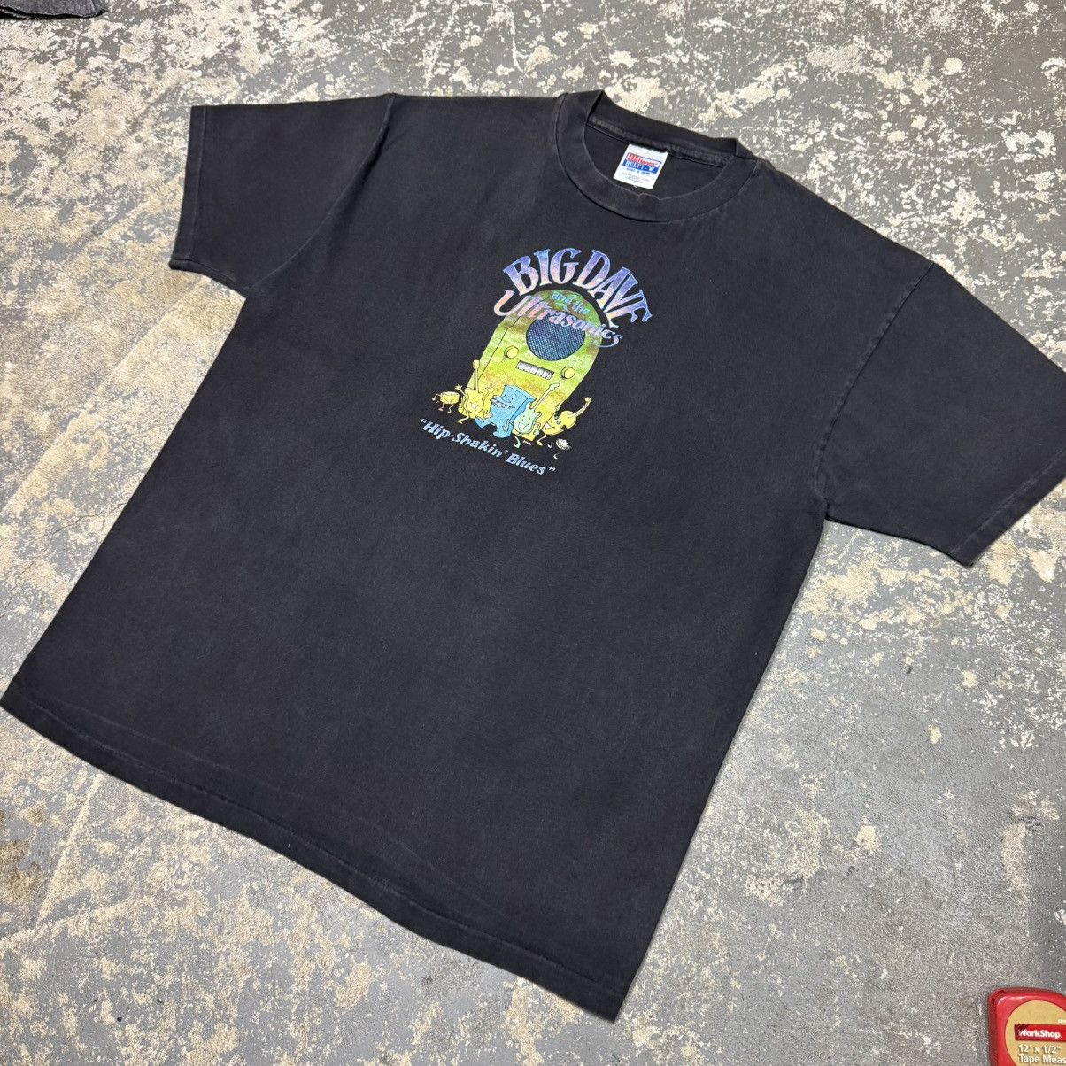 Other Vintage Big Dave And The Ultrasonics Hip Shaking Blues Tshir Size US XL / EU 56 / 4 - 2 Thumbnail