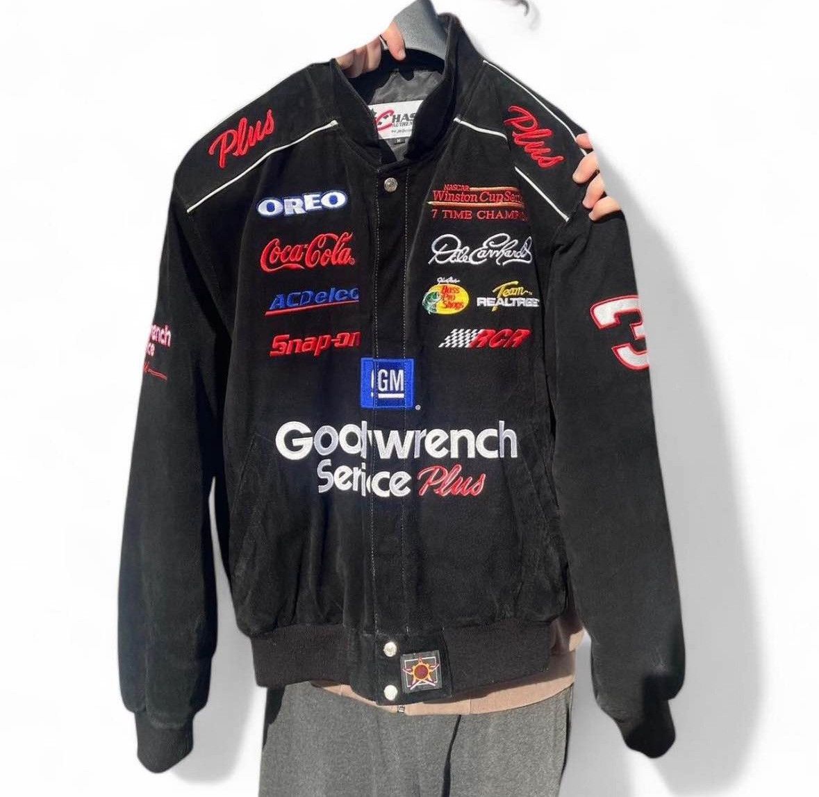 Chase Authentics × NASCAR Vintage Dale Earnhardt patch racing jacket Size US M / EU 48-50 / 2 - 1 Thumbnail